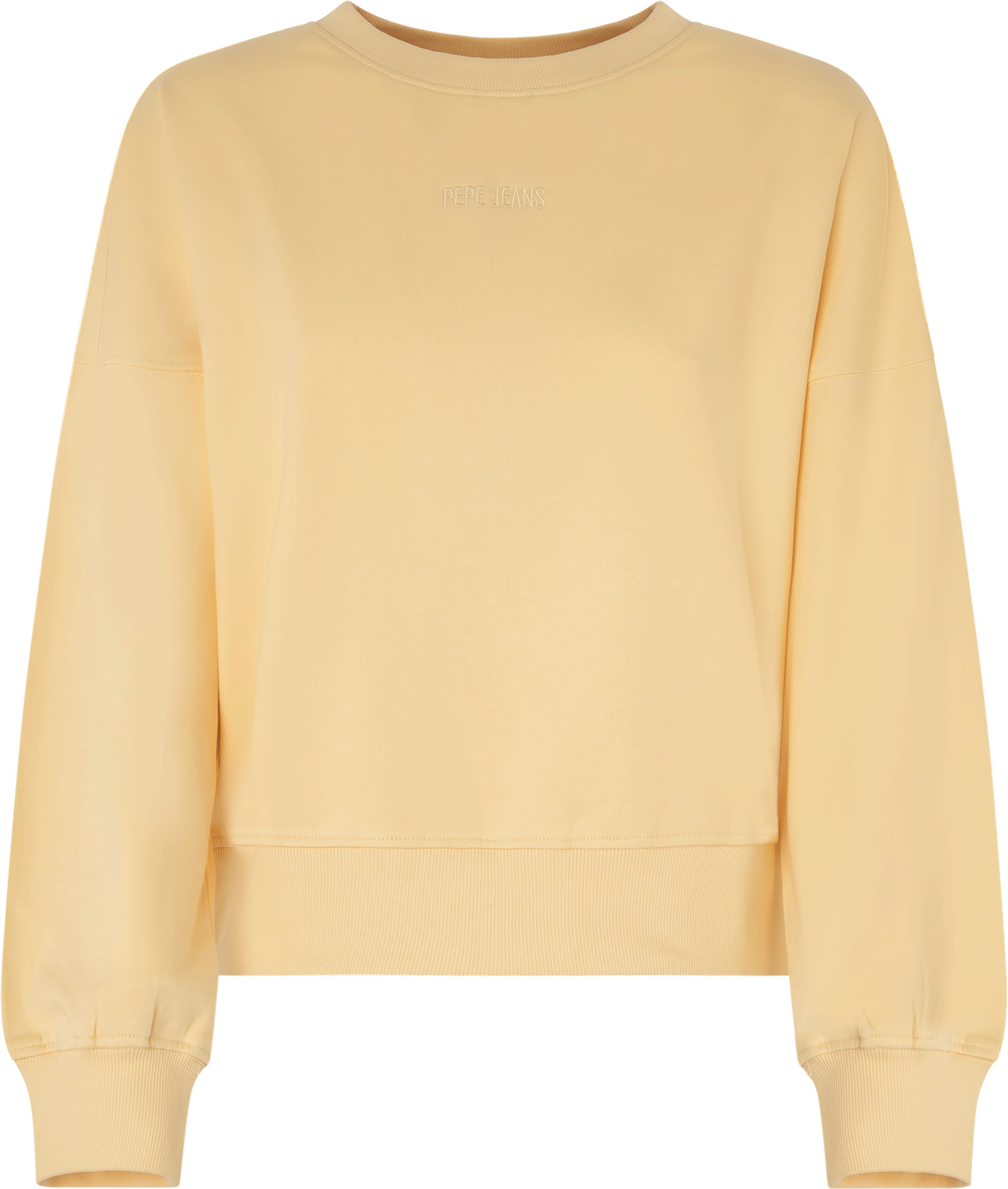 Pepe Jeans Sweatshirt Evelyn met kleine ton-sur-ton logo-borduursel