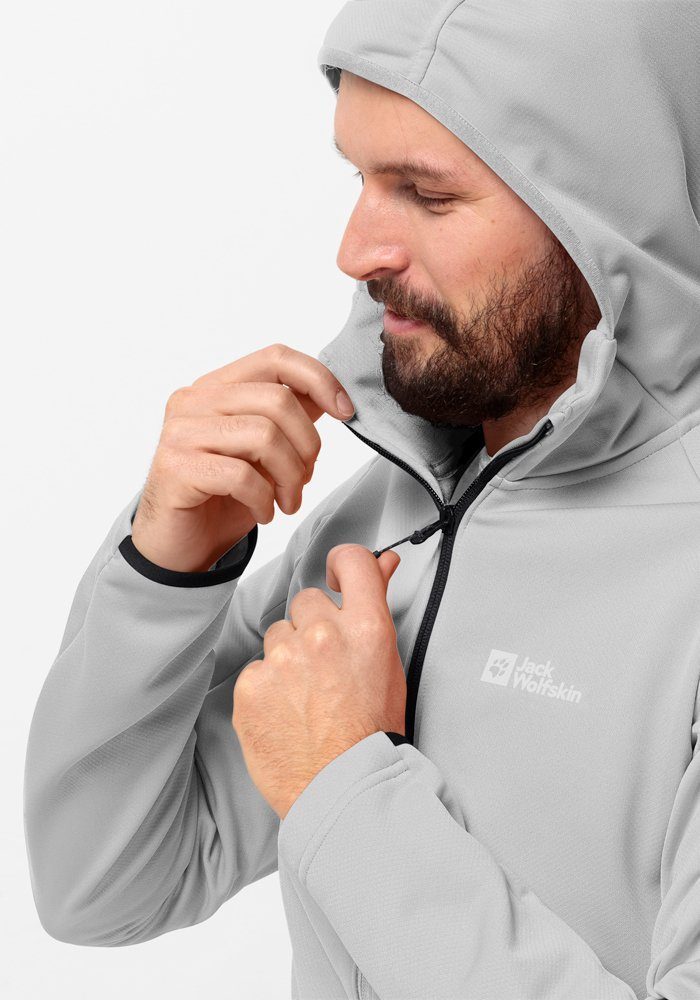 Jack Wolfskin Fleecejack ALPGRAT HOODED FZ M