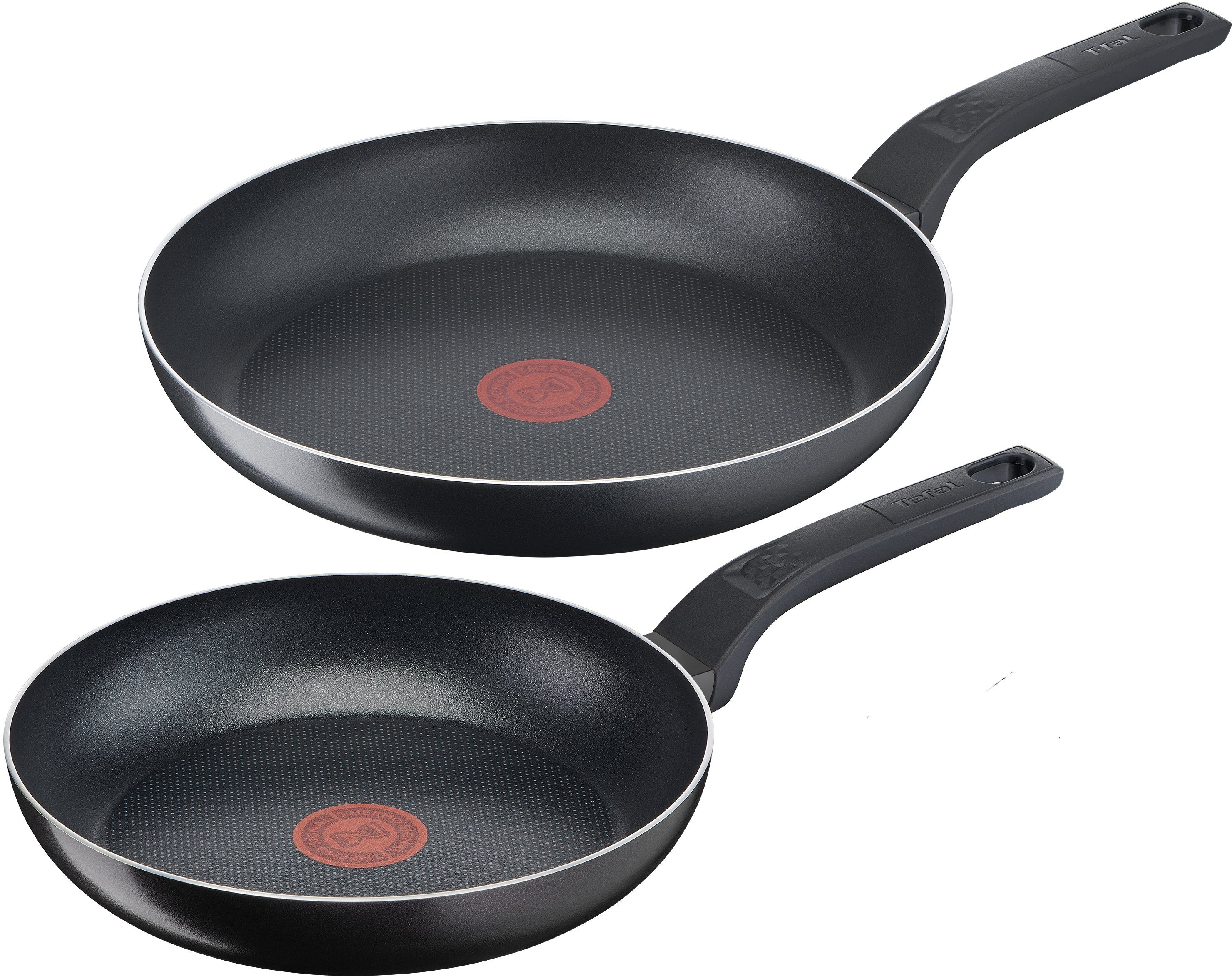 Tefal Pannenset Easy Cook & Clean Thermo-signaal bij ideale braadtemperatuur, Made in France...