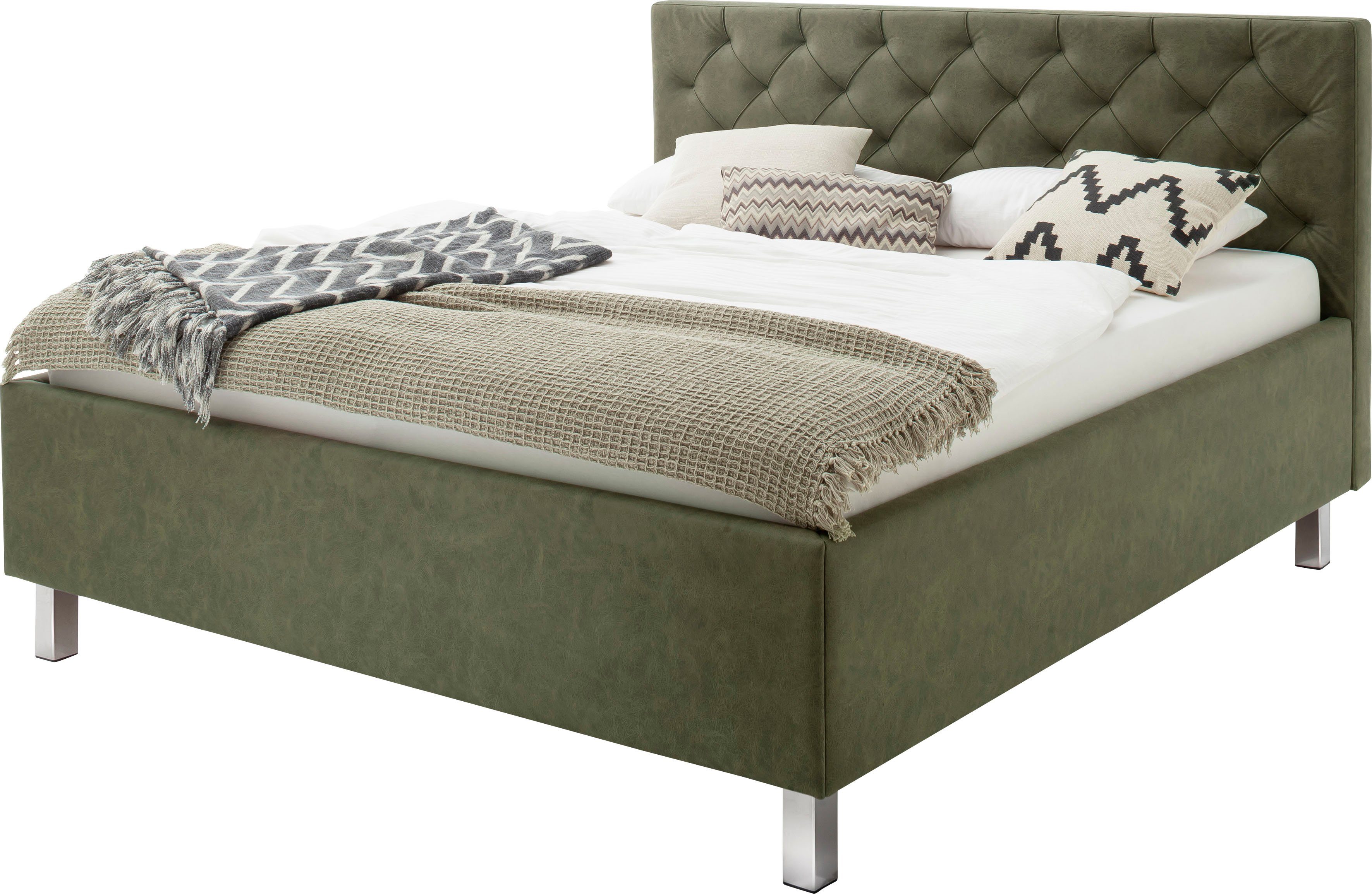 meise.möbel Gestoffeerd bed Sanremo met bedkist