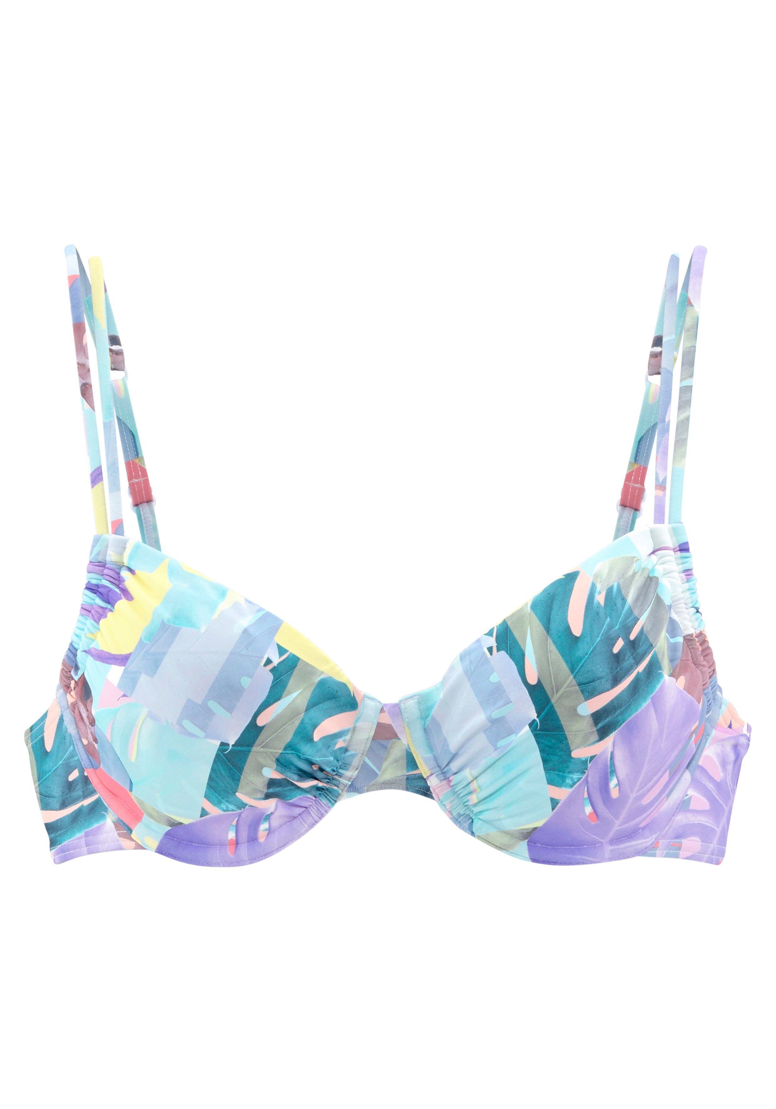 Venice Beach Bikinitop met beugels Varia in luxe pasteltinten