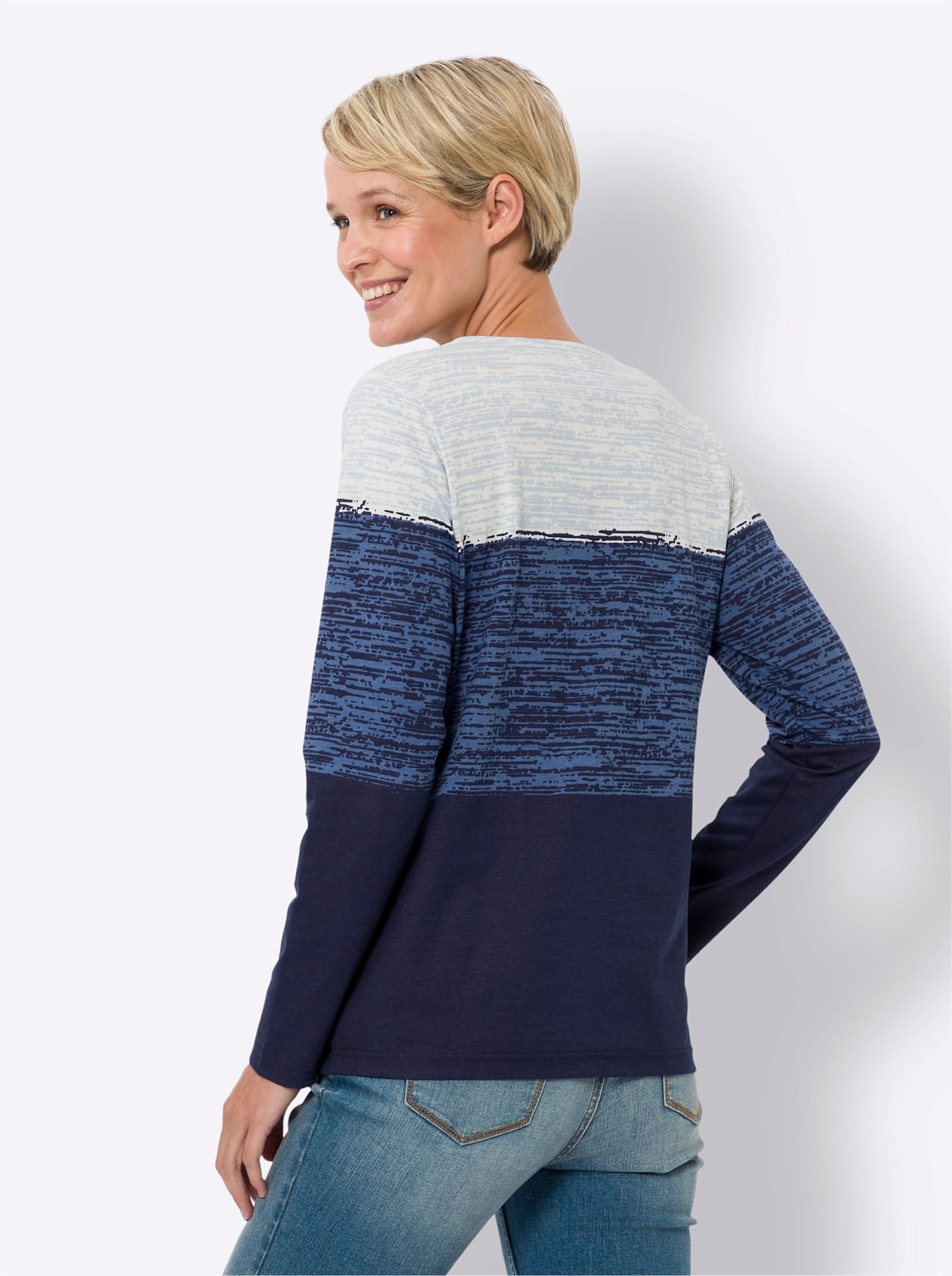 Classic Basics Shirt met lange mouwen Shirt met ronde hals (1-delig)