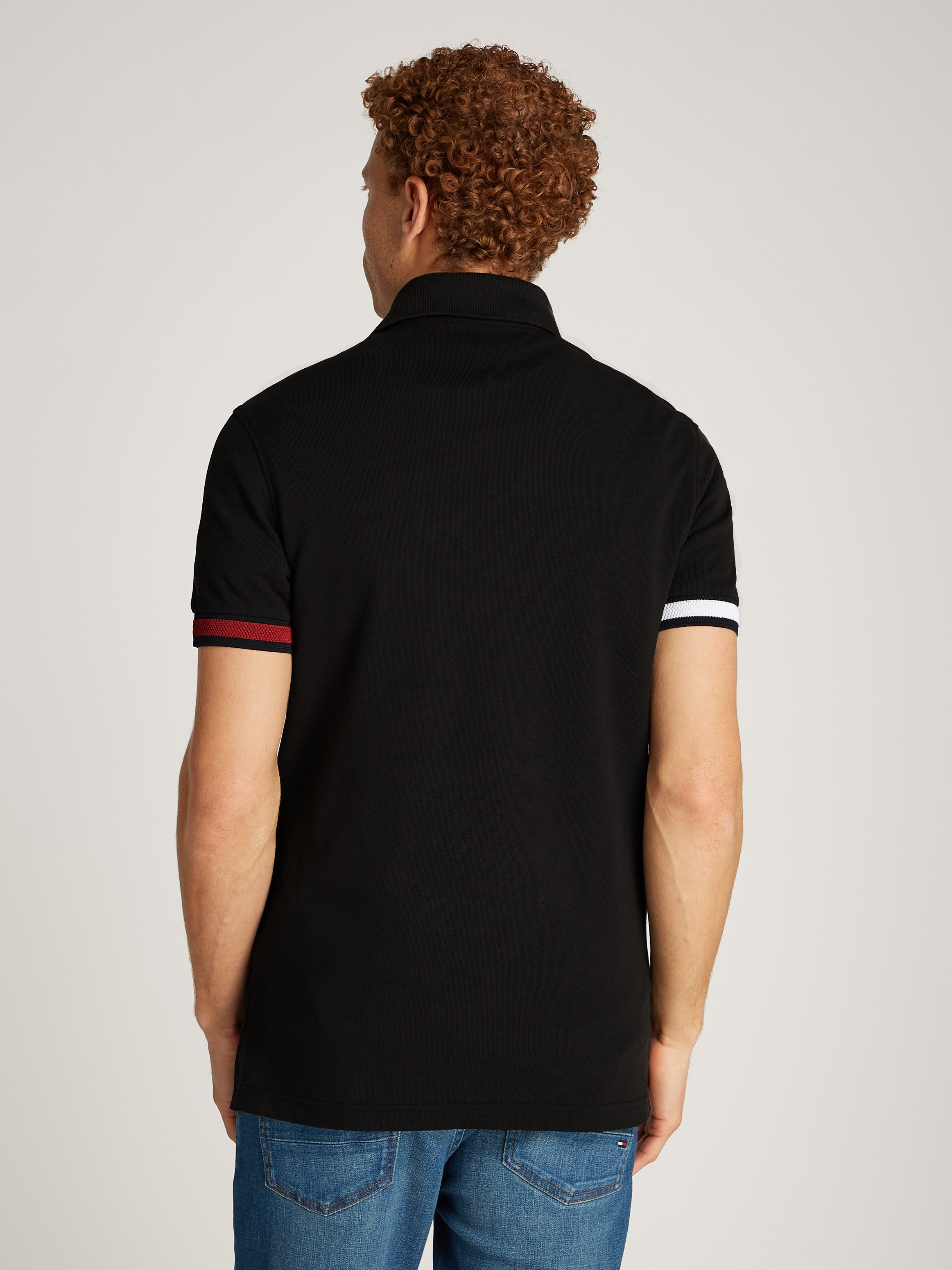 Tommy Hilfiger Poloshirt FLAG CUFF SLIM POLO