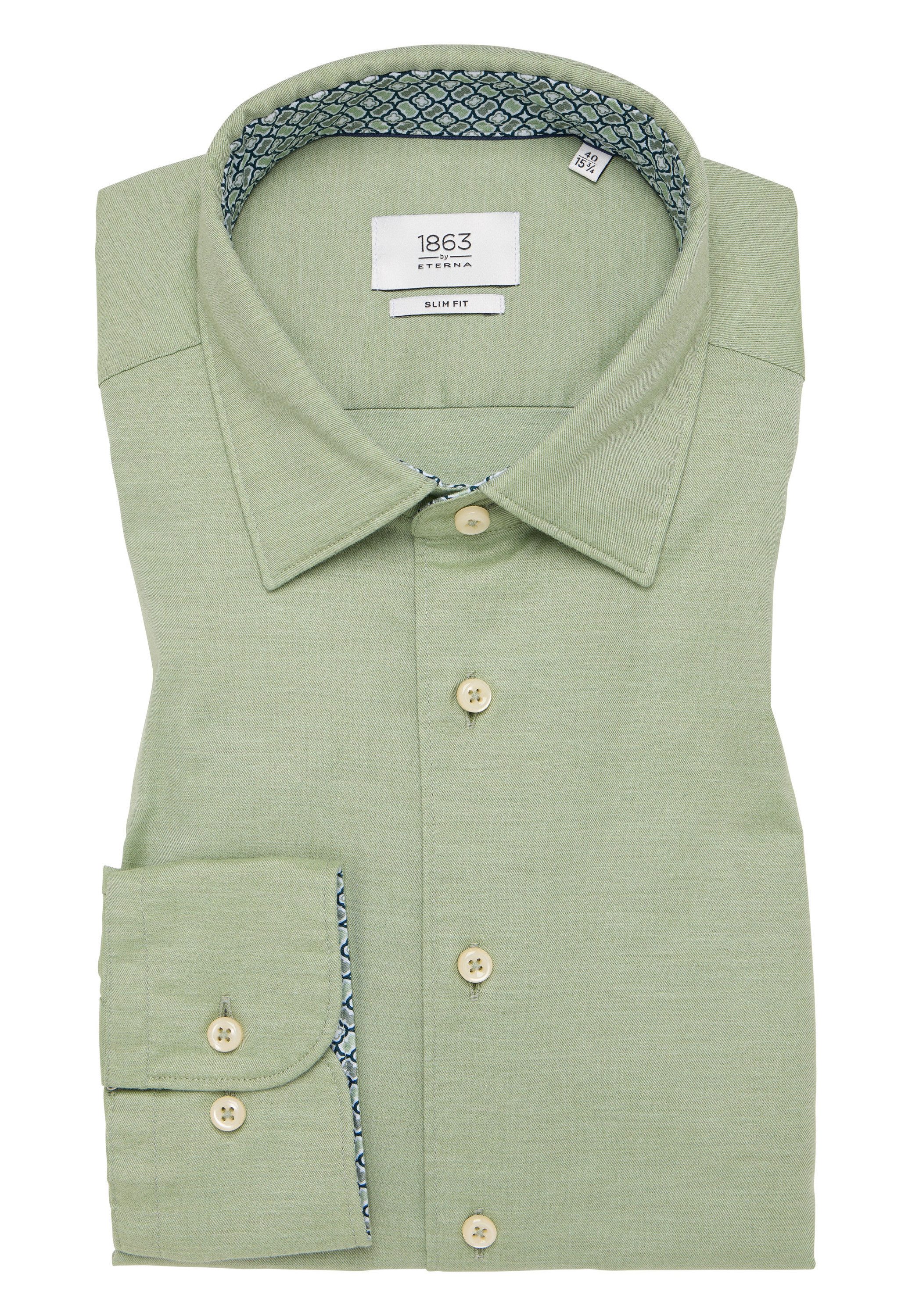 Eterna Overhemd met lange mouwen Slim fit EASY IRON (gemakkelijk te strijken)
