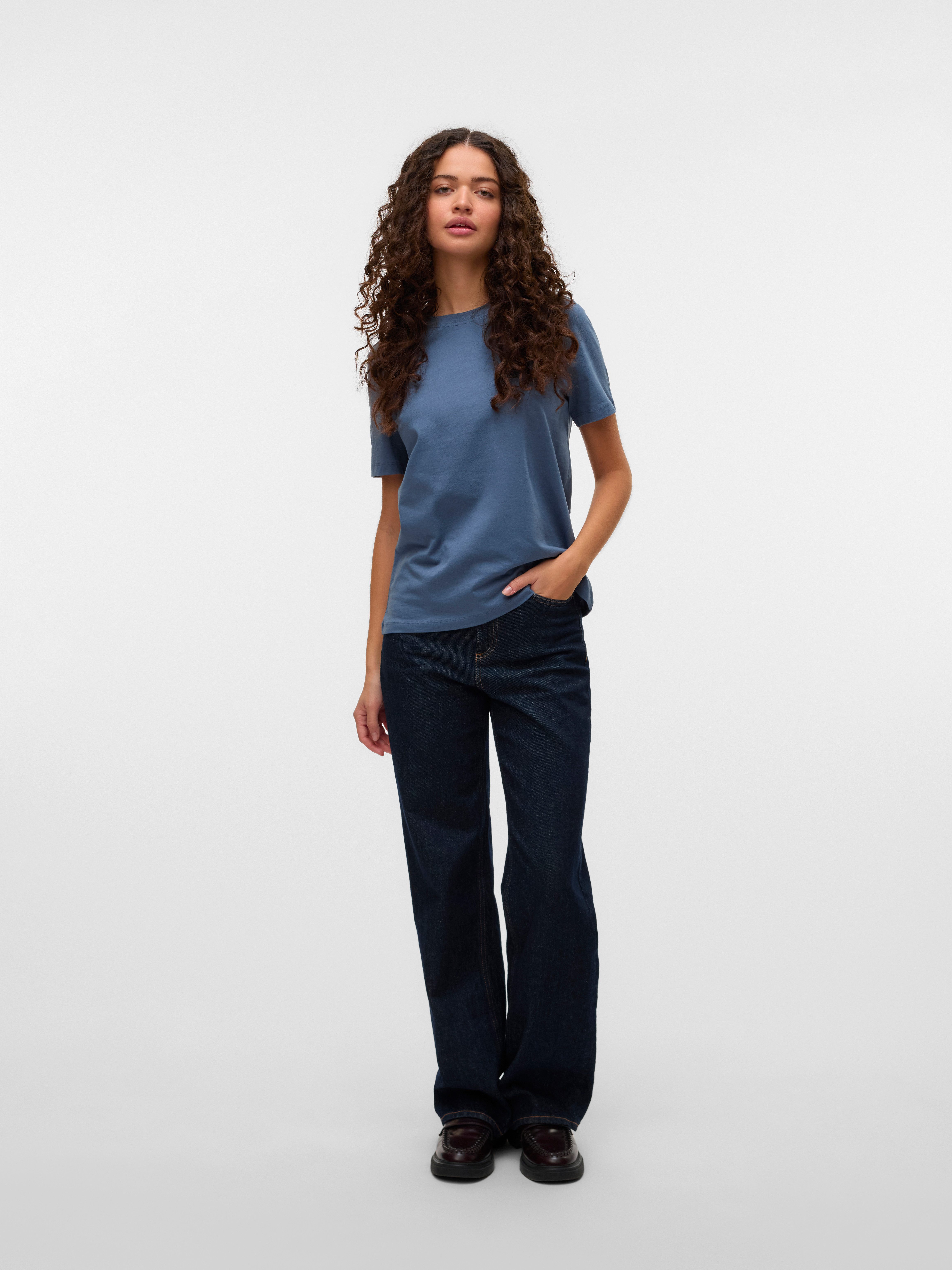 Vero Moda Shirt met korte mouwen VMPAULINA SS T-SHIRT GA JRS NOOS