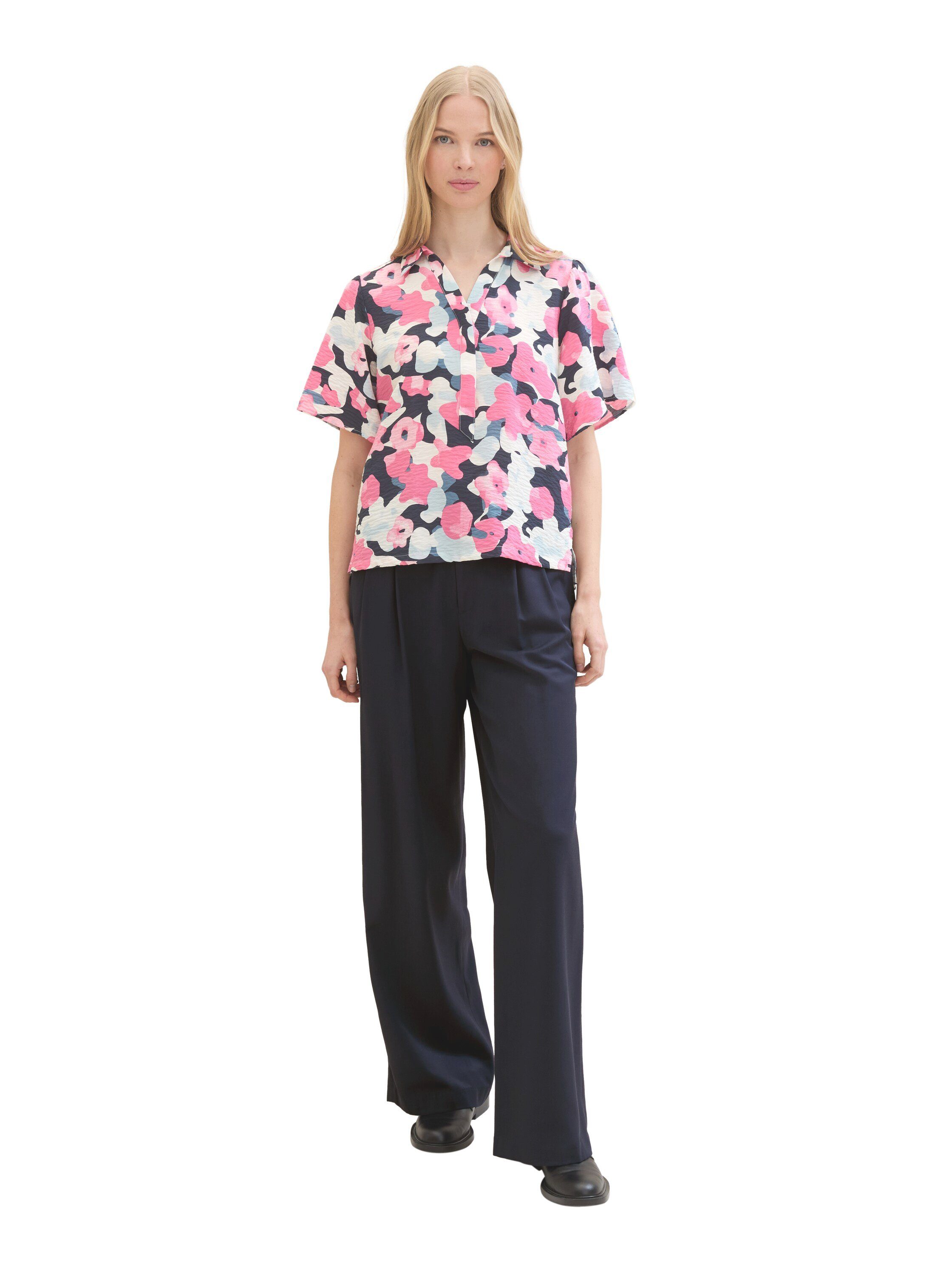 Tom Tailor Gedessineerde blouse met all-over motief