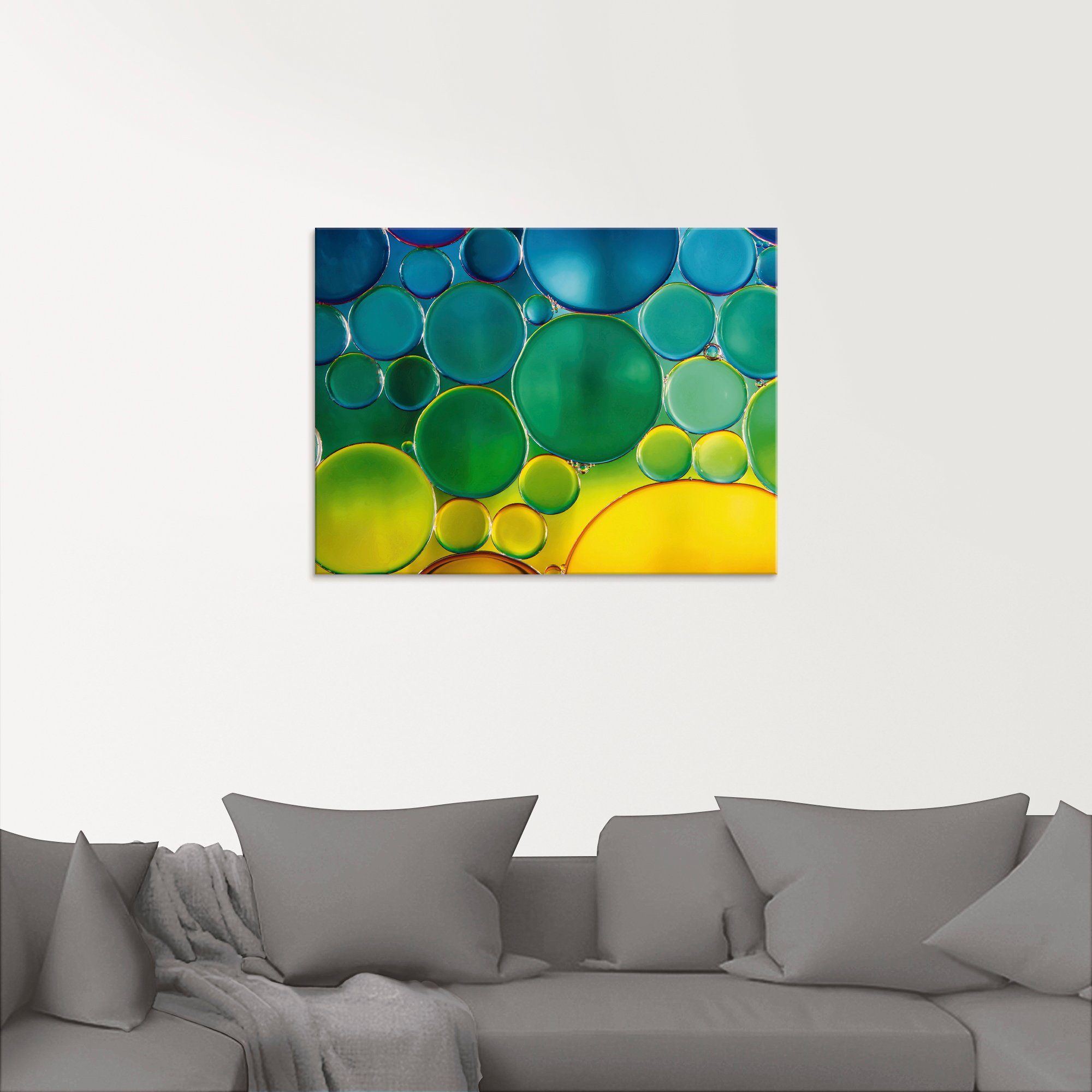 Artland Print op glas Kleurverloop in verschillende maten
