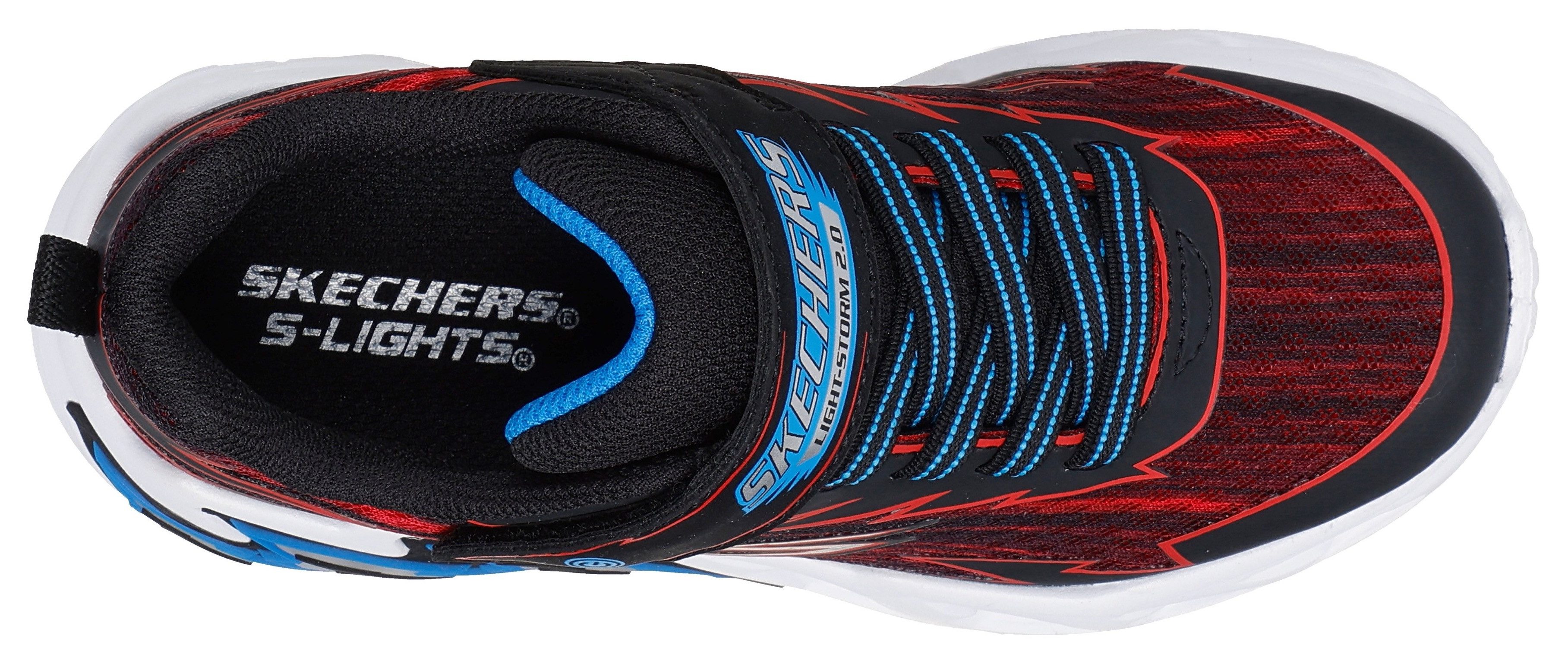Skechers Sneakers LIGHT STORM 2.0 , blink.-klittenbandschoen met s-logo, maat sjabloon om te downloaden