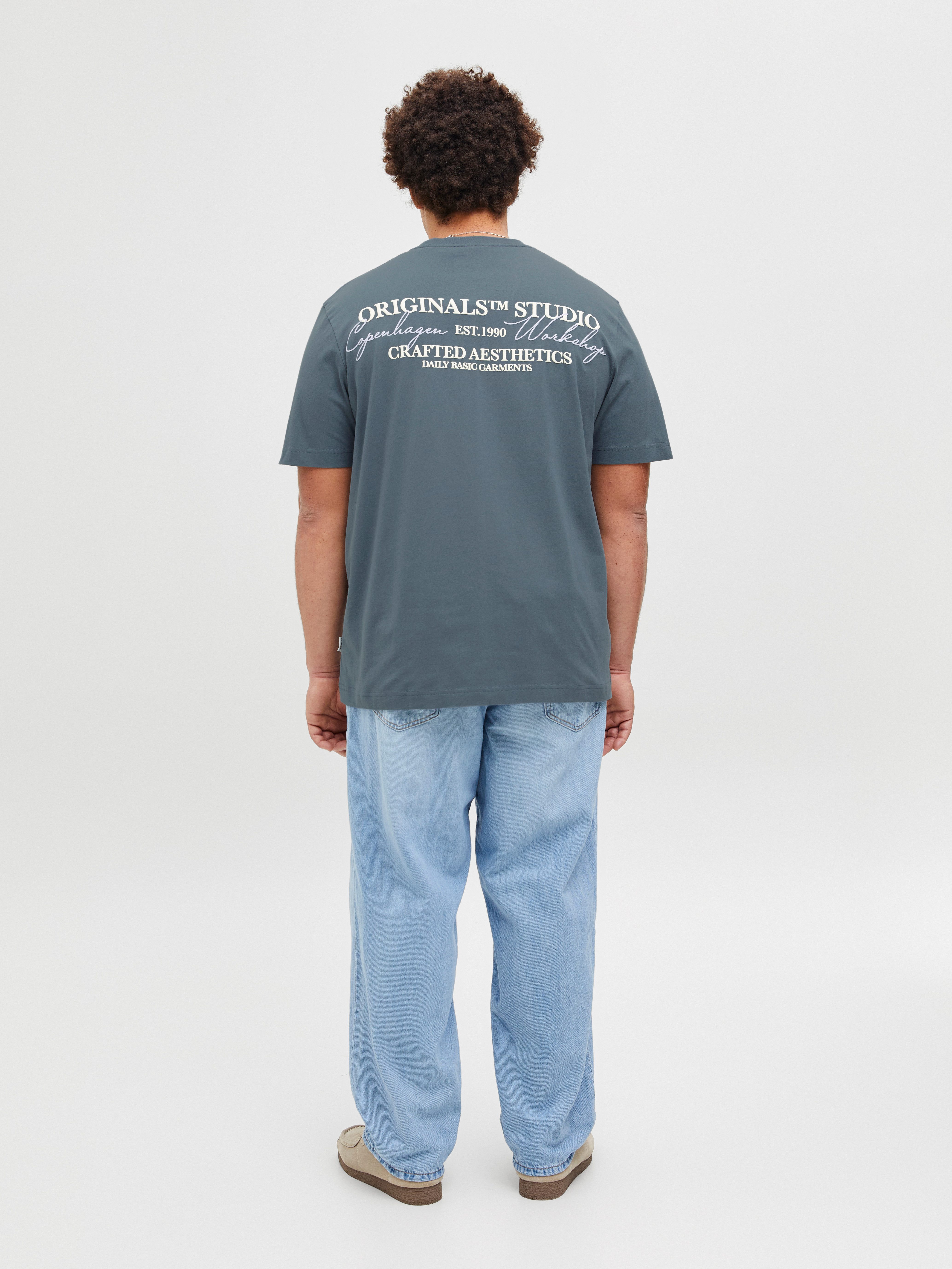 Jack & Jones PlusSize Shirt met korte mouwen JORISLINGTON TYPE TEE SS CREW NECK PLS