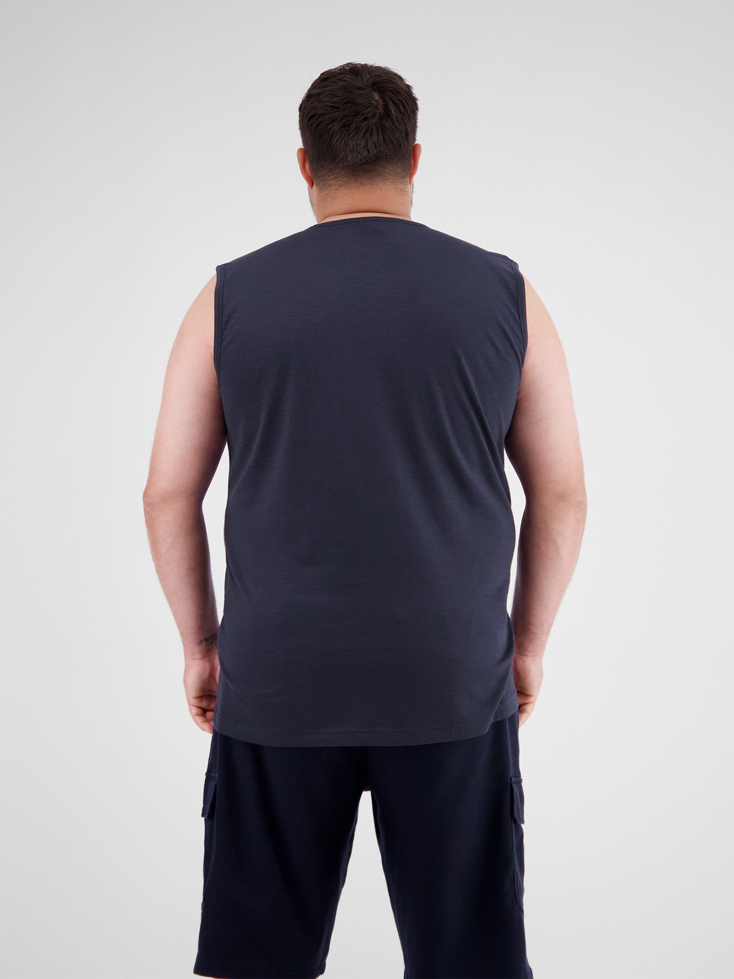 Lerros Muscle-shirt LERROS print tanktop in grote maten