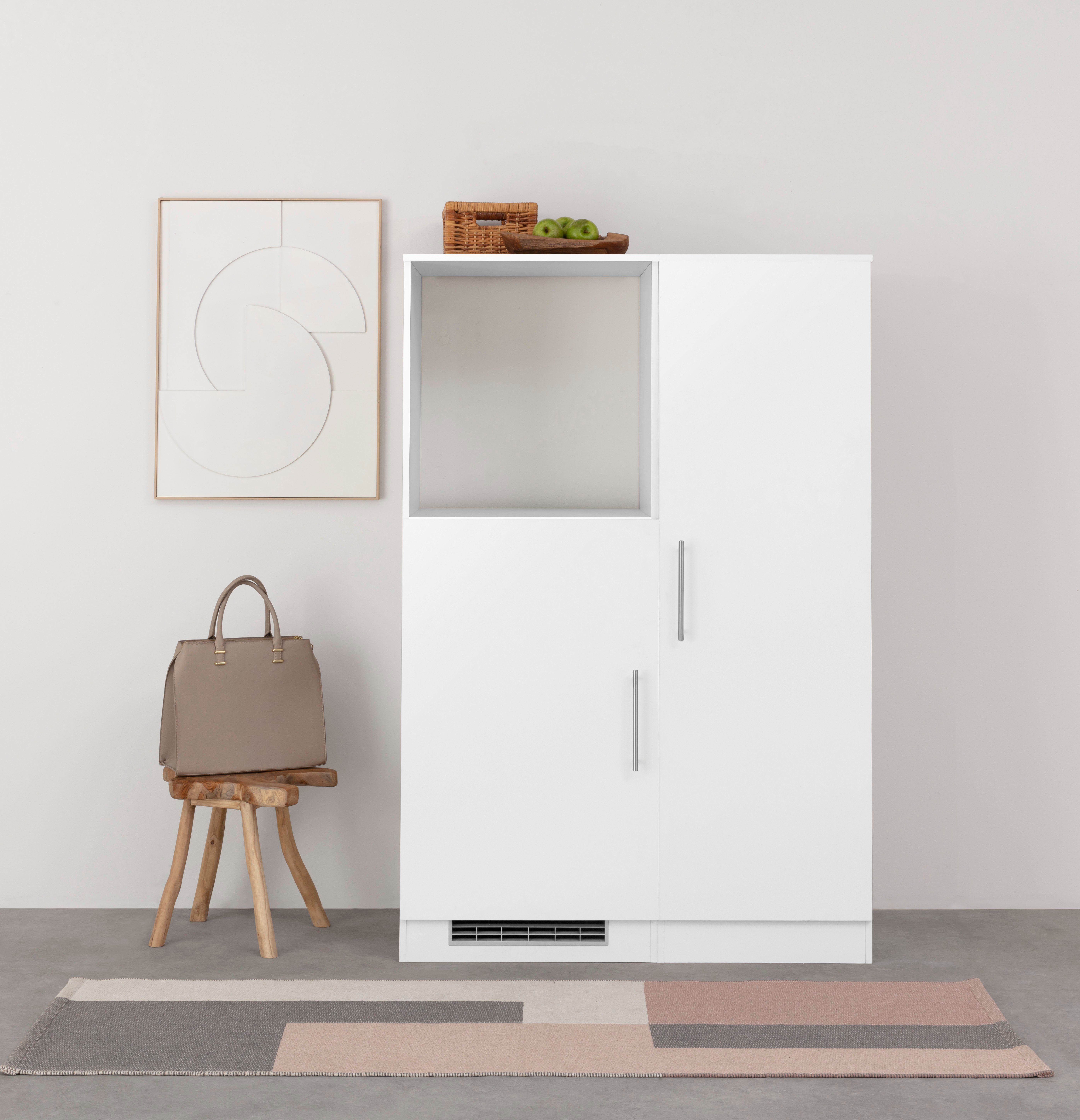 wiho Küchen Keuken Cali Back-/Koelmodule, optioneel met elektrische apparaten, breedte 110 cm