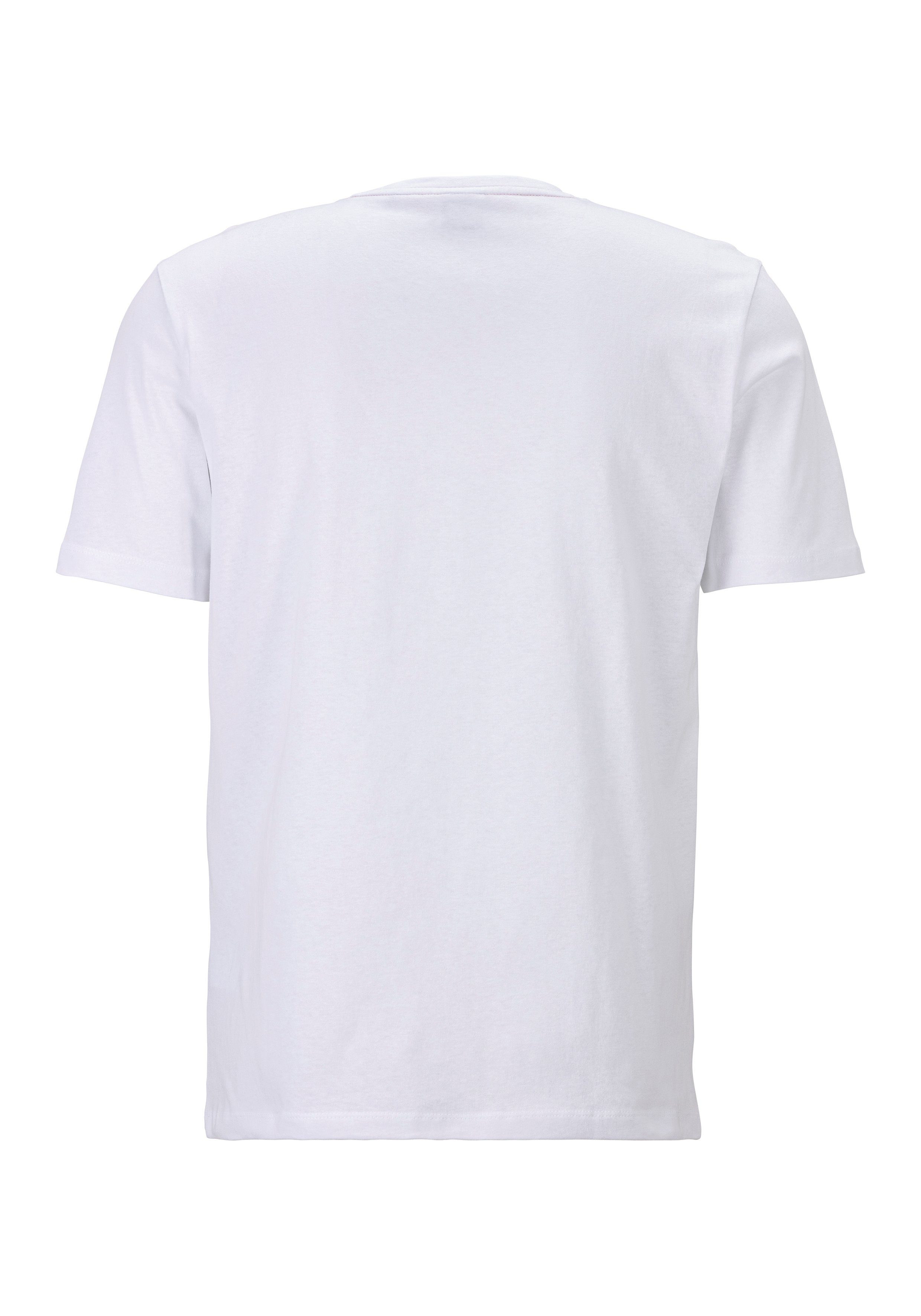 Boss Orange T-shirt Tales met boss-borduursel op de borst