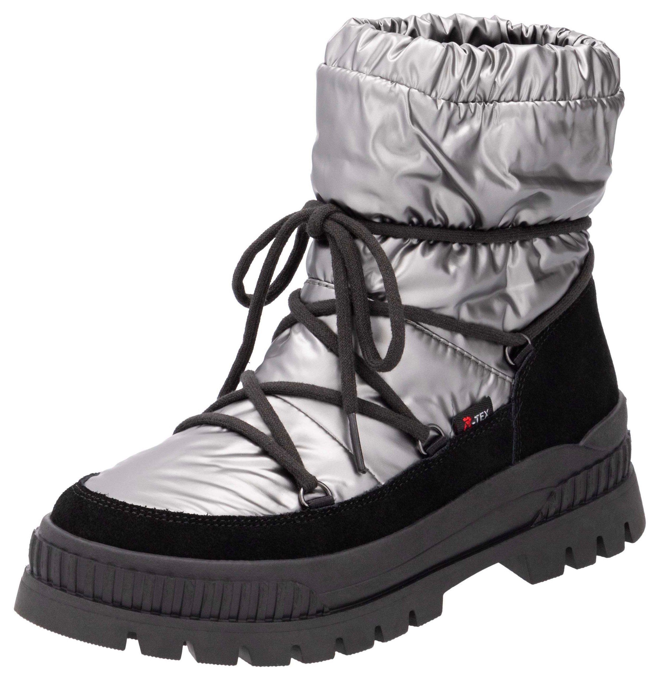 Rieker EVOLUTION Winterlaarzen , snowboots, veterschoenen met waterafstotende tex-membraan