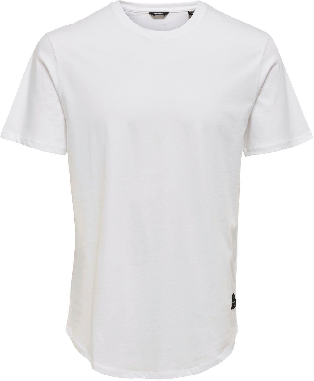 ONLY & SONS Shirt met ronde hals ONSMATT LONGY TEE