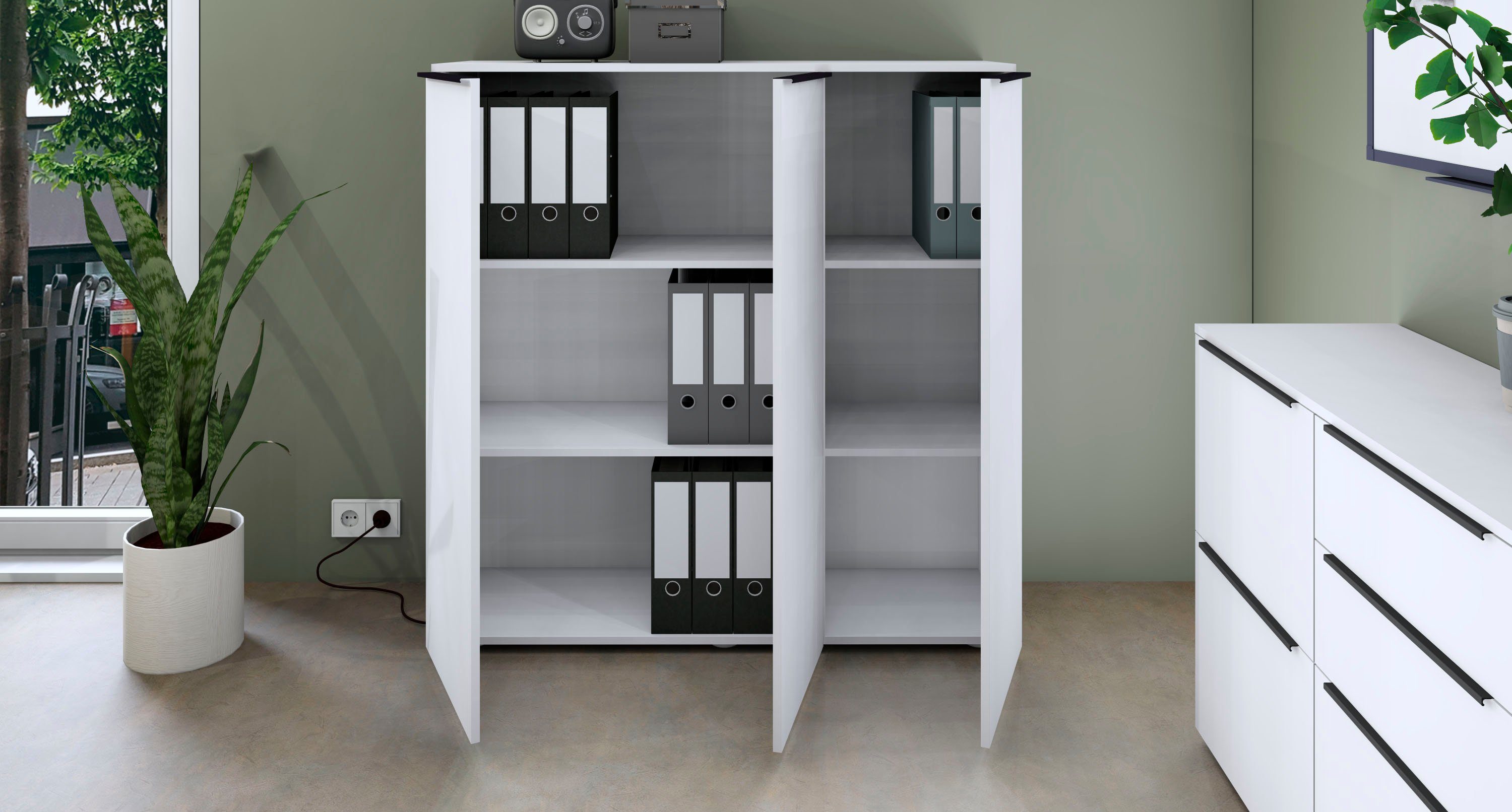 borchardt Möbel Archiefkast Tom Breedte 114 cm, multifunctionele kast