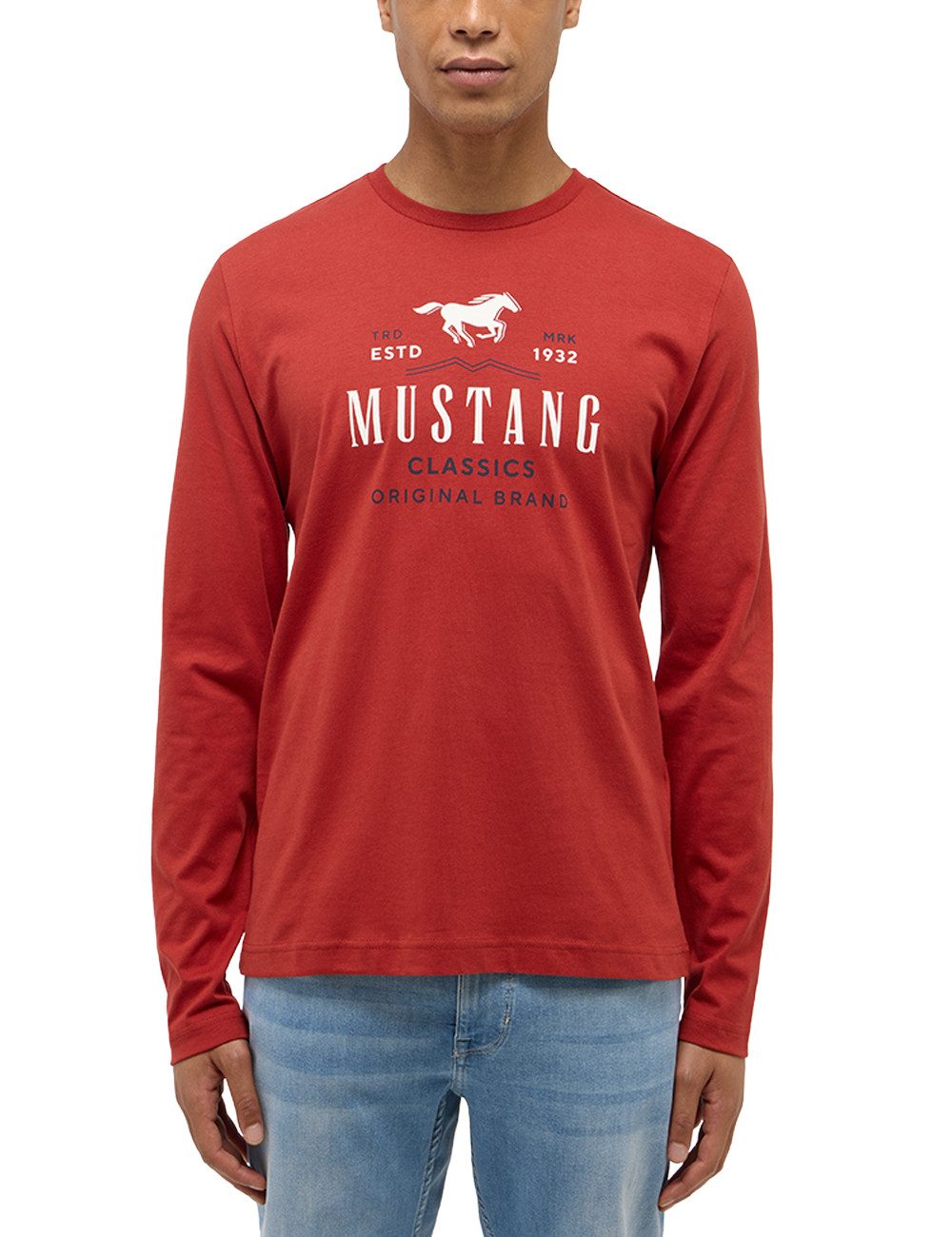 Mustang Shirt met lange mouwen Style Adrian