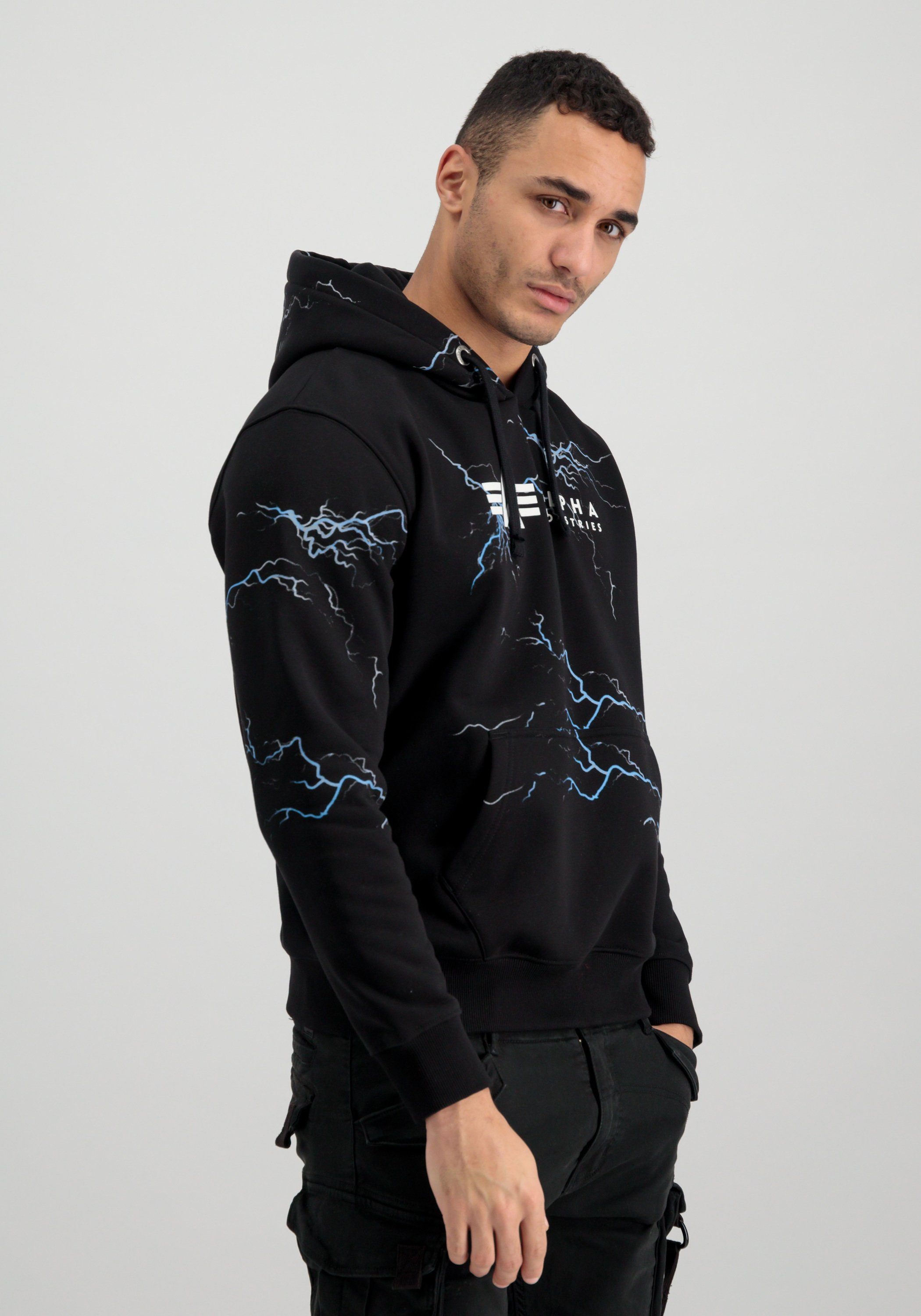 Alpha Industries Hoodie Alpha Industries Men - Hoodies Lightning AOP Hoodie