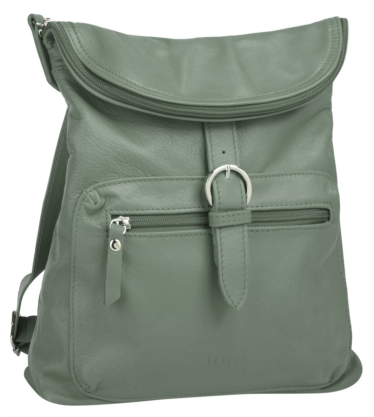 Forty Degrees Rugzak echt leer, made in italy