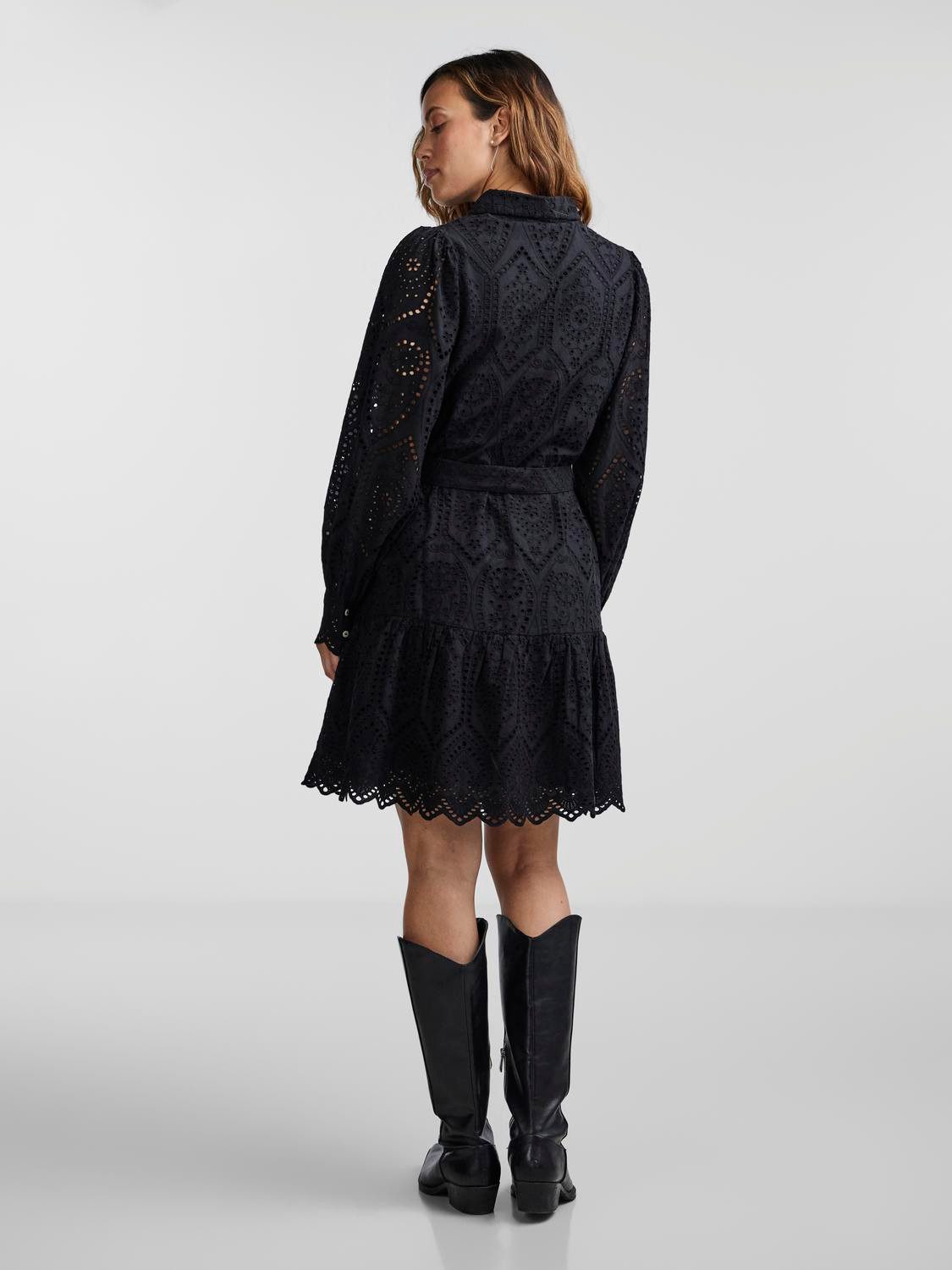 Y.A.S Mini-jurk YASHOLI LS BELT DRESS S. NOOS