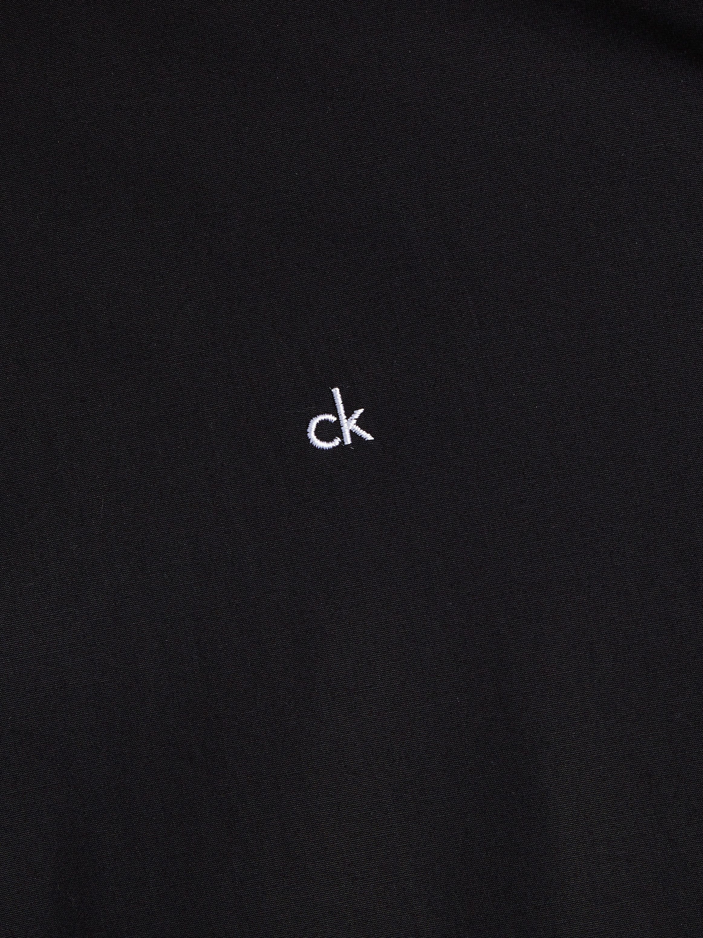 Calvin Klein Overhemd met lange mouwen BT_STRETCH POPLIN SLIM SHIRT in grote maten met doorlopende knoopsluiting