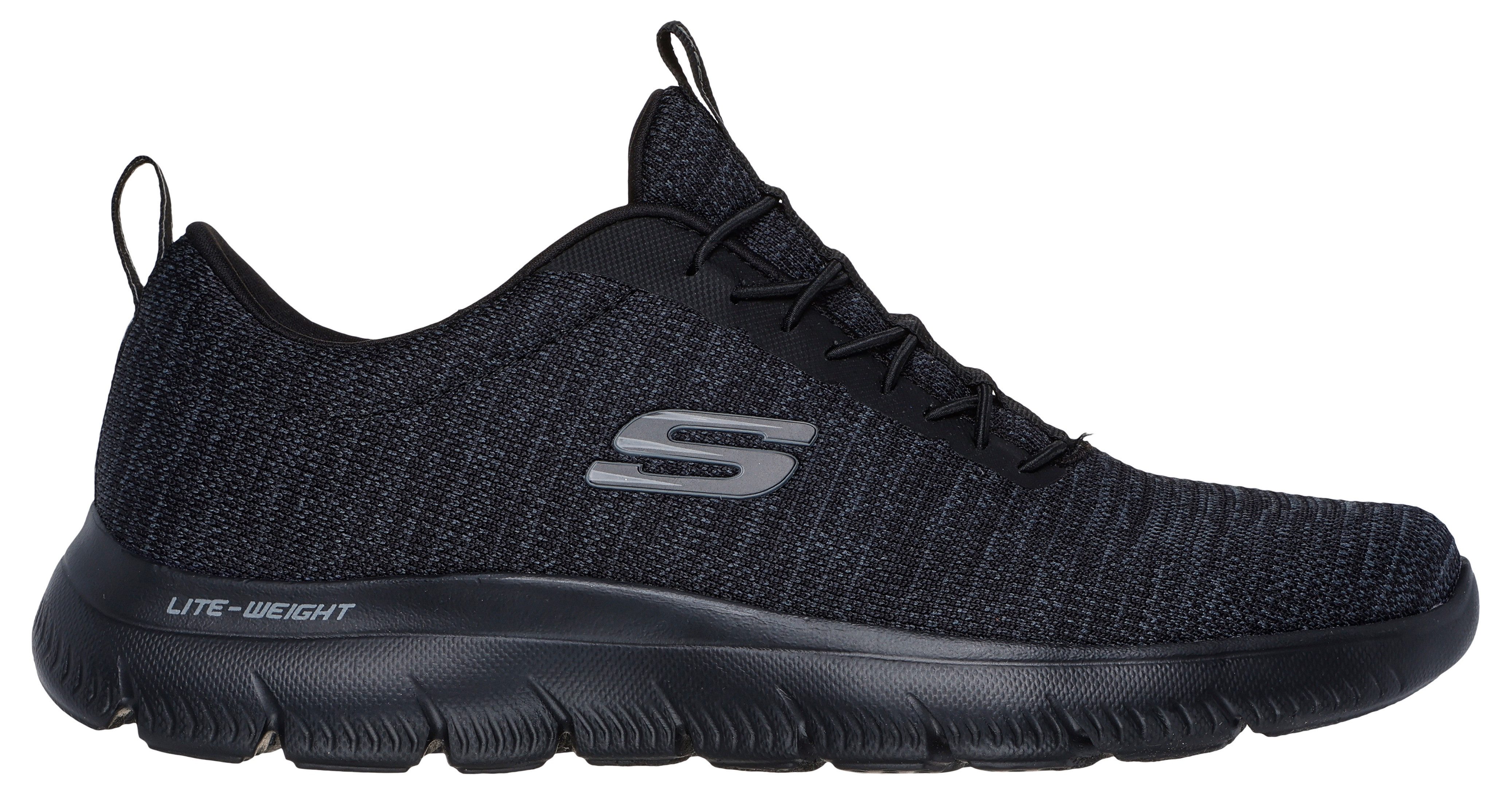 Skechers Slip-on sneakers SUMMITS- slippers vrijetijdsschoen lage schoen met elastische veters