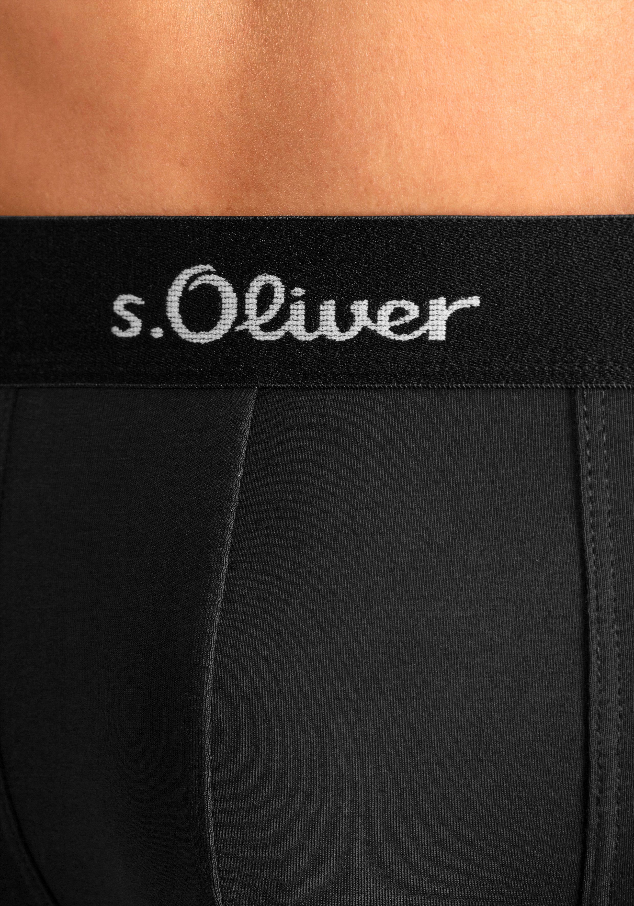 s.Oliver RED LABEL Beachwear Boxershort voor heren klassieke basis voor elke garderobe (3 stuks)