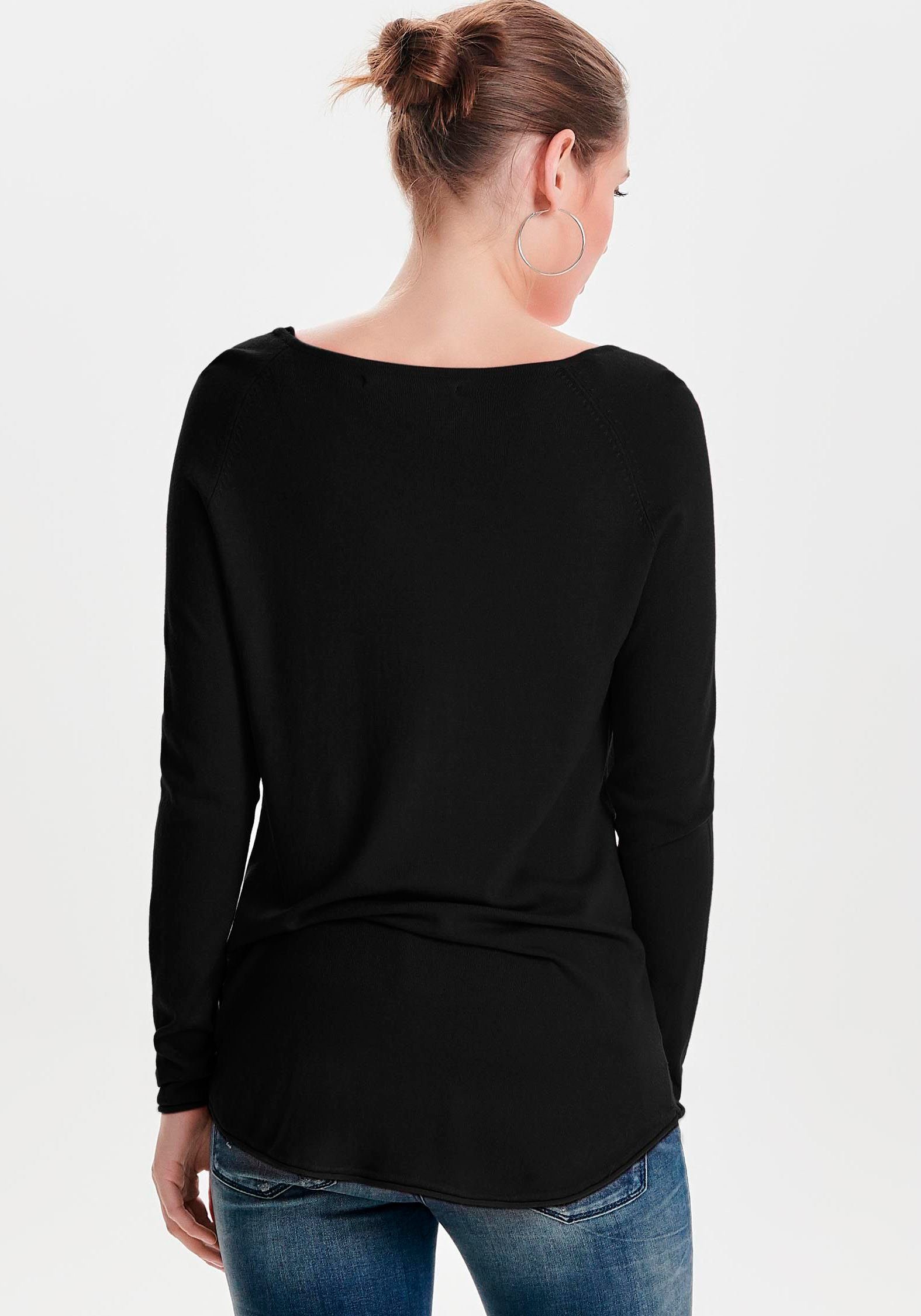 Only Lange trui ONLMILA LACY L/S LONG PULLOVER KNT NOOS