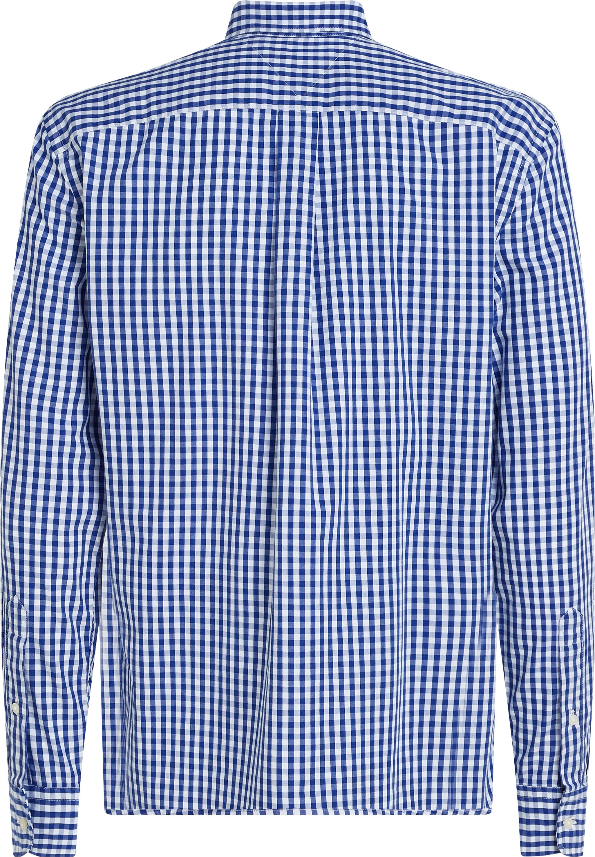 Tommy Hilfiger Overhemd met lange mouwen FLEX POPLIN GINGHAM SHIRT