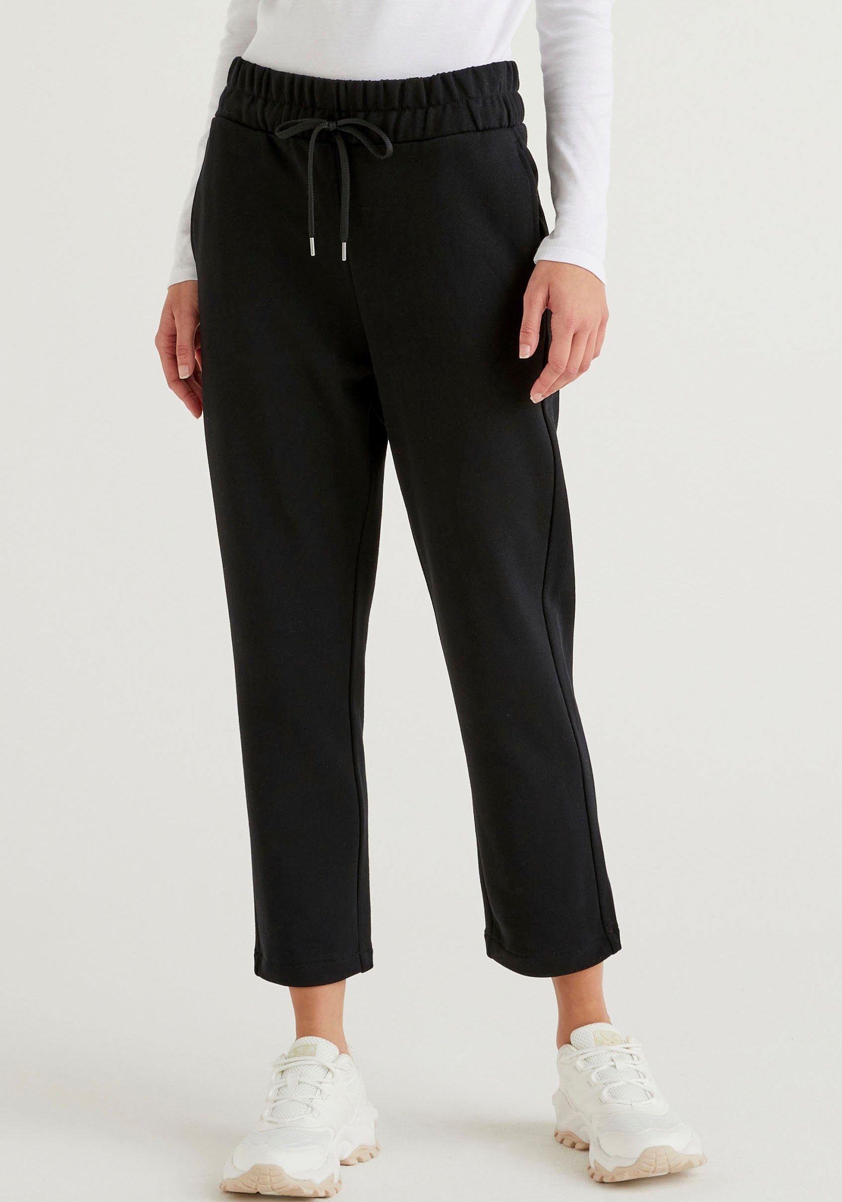 Mode Broeken 7/8-broeken United Colors of Benetton 7\/8-broek zwart casual uitstraling 
