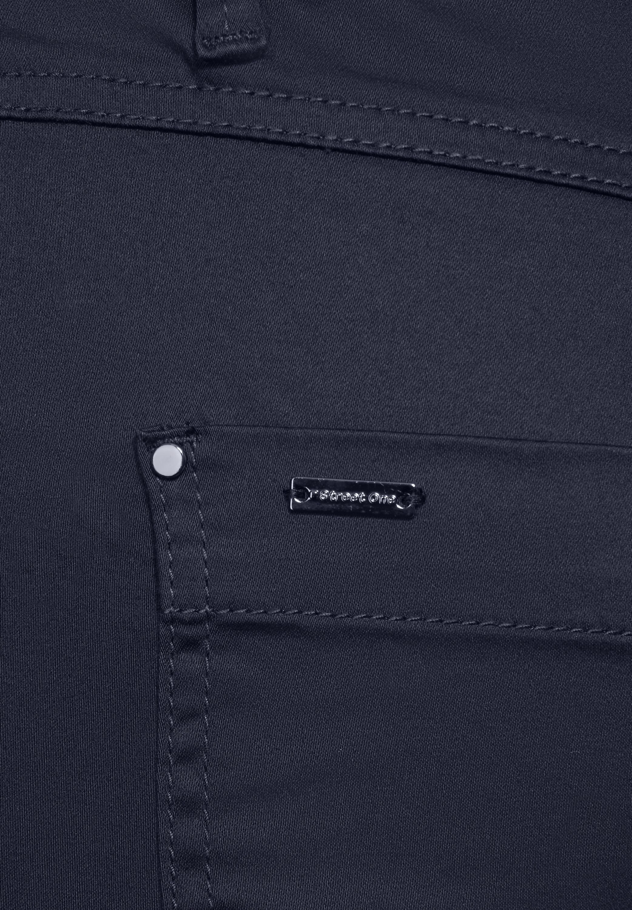STREET ONE Chino in satijn-look