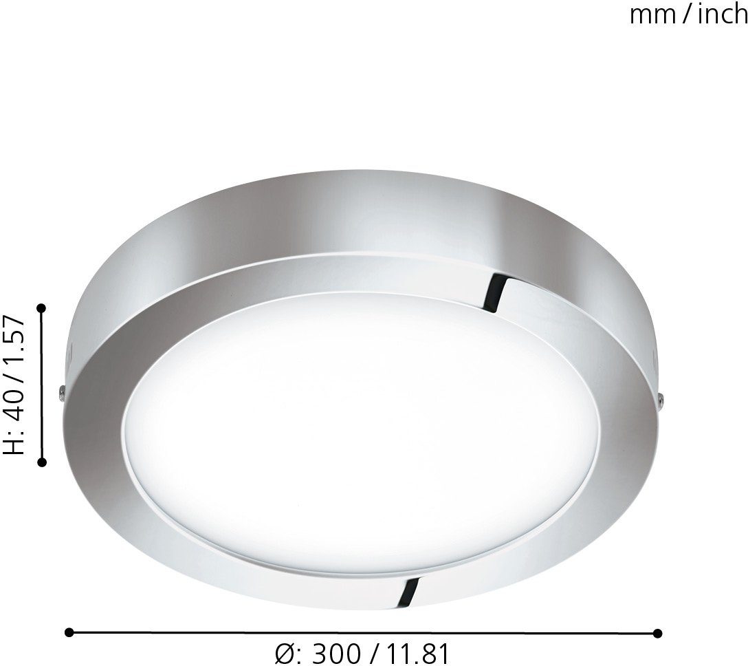 EGLO Opbouwarmatuur FUEVA-C EGLO CONNECT, bediening via app + afstandsbediening, BLE, CCT, RGB (1 stuk)