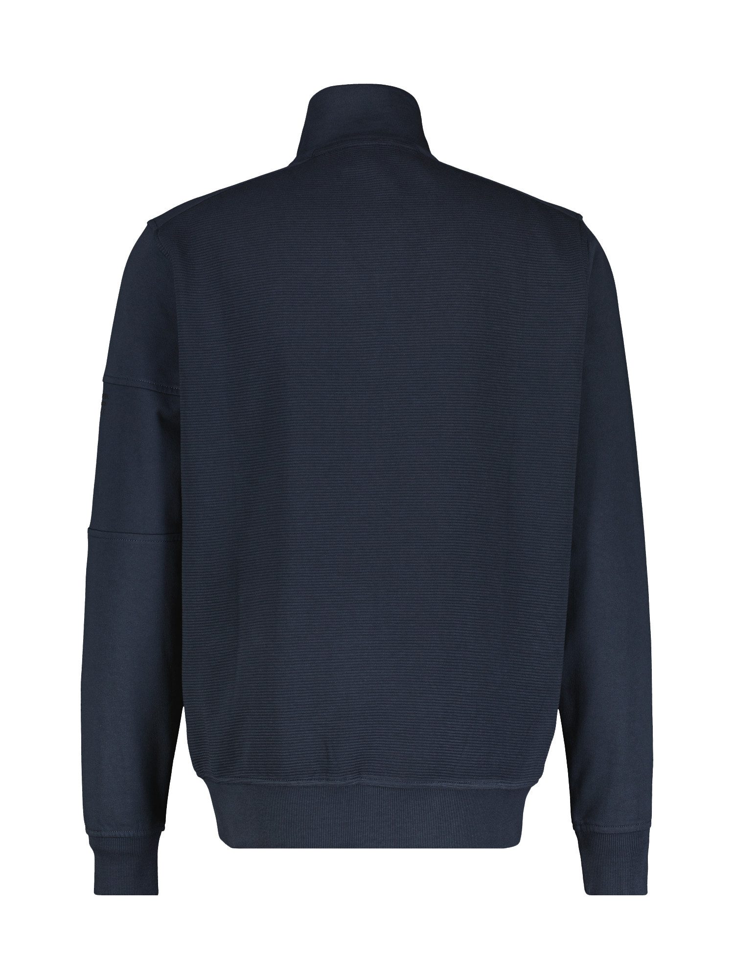 Lerros Sweatvest LERROS heren sweatshirt jack in structuur-katoenkwaliteit