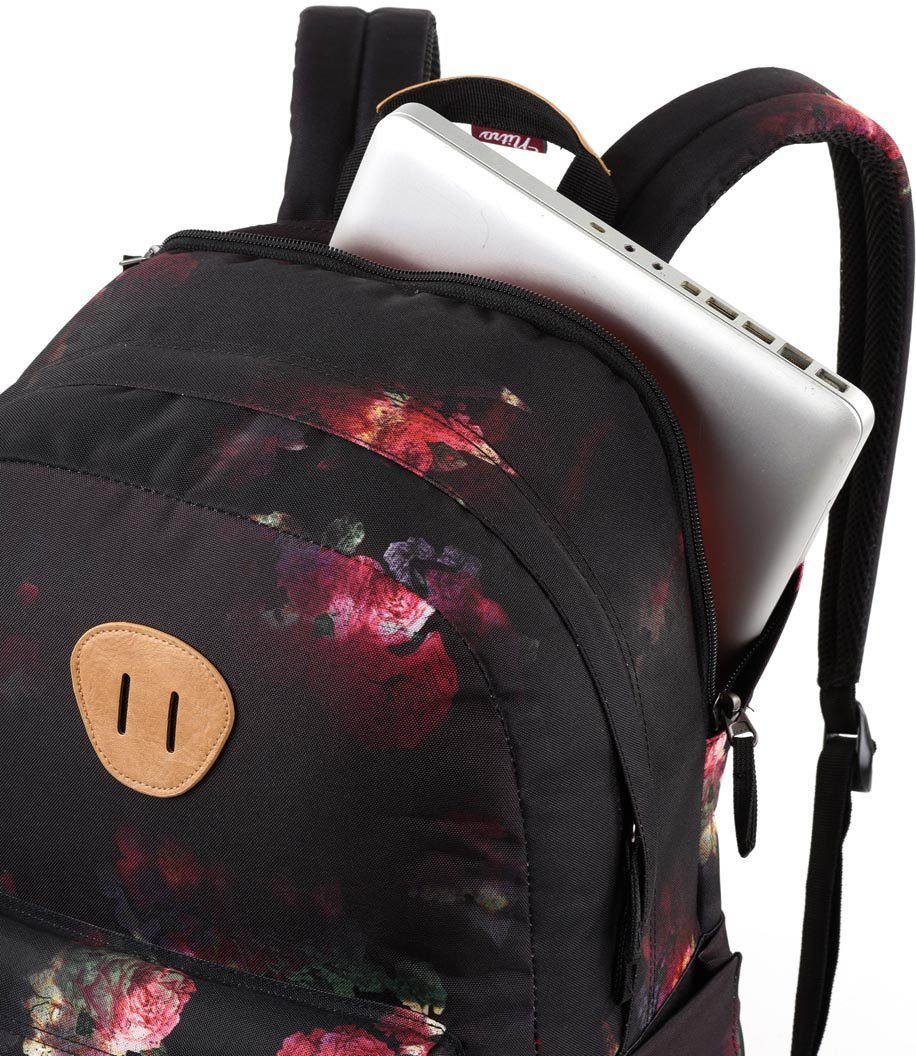 NITRO Vrijetijdsrugzak Urban Plus Daypack, streetpack in retro-stijl, alledaagse rugzak, schoolrugzak