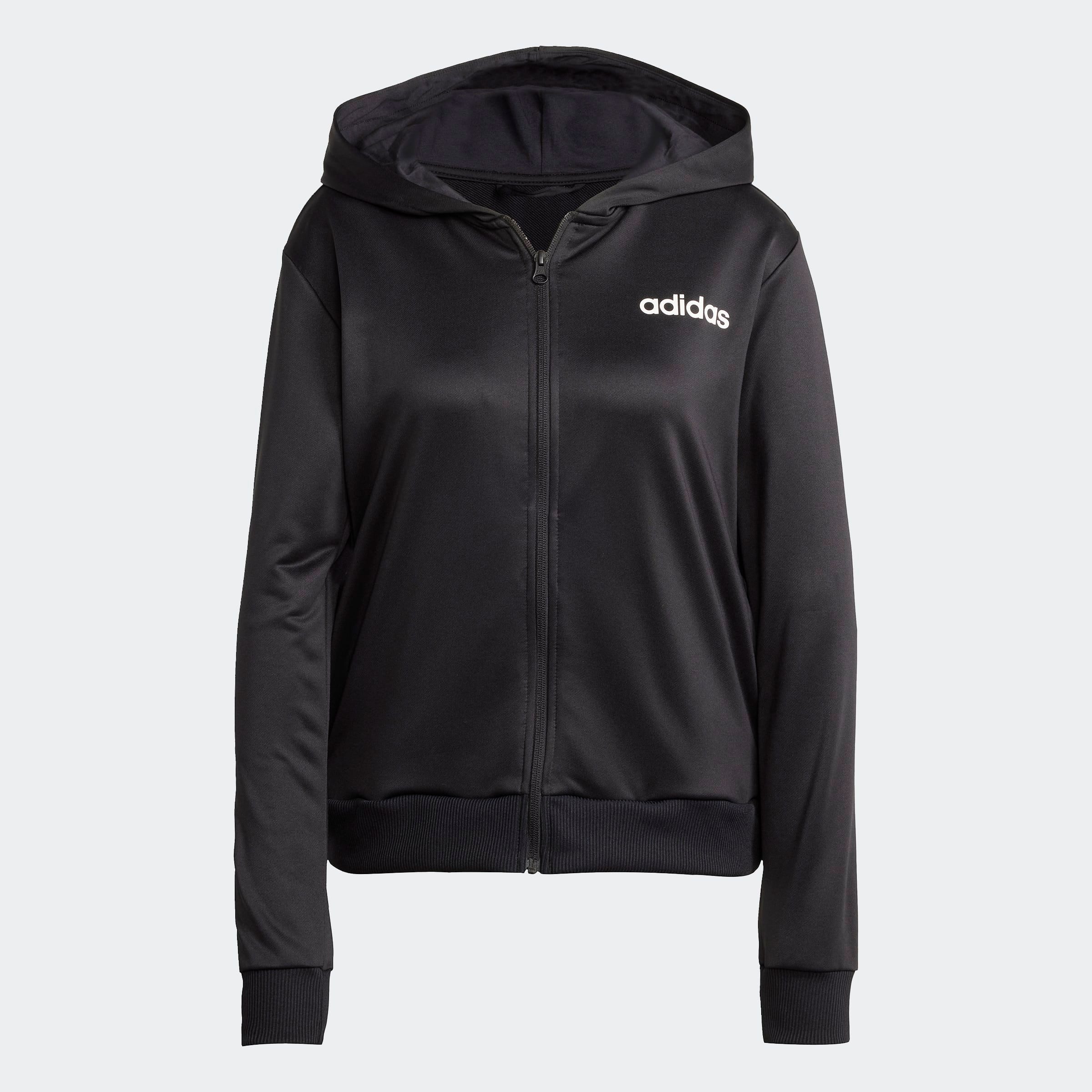 adidas Sportswear Trainingspak W LINEAR TS Trainingsjack met capuchon, trainingspak (2-delig)