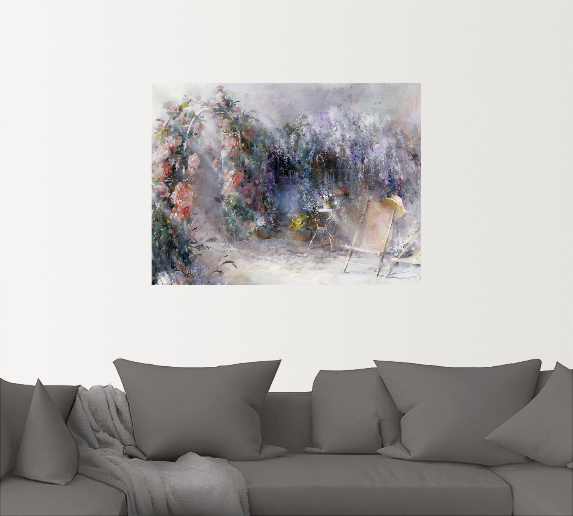 Artland Artprint Rozen en seringen als artprint op linnen, poster, muursticker in verschillende maten