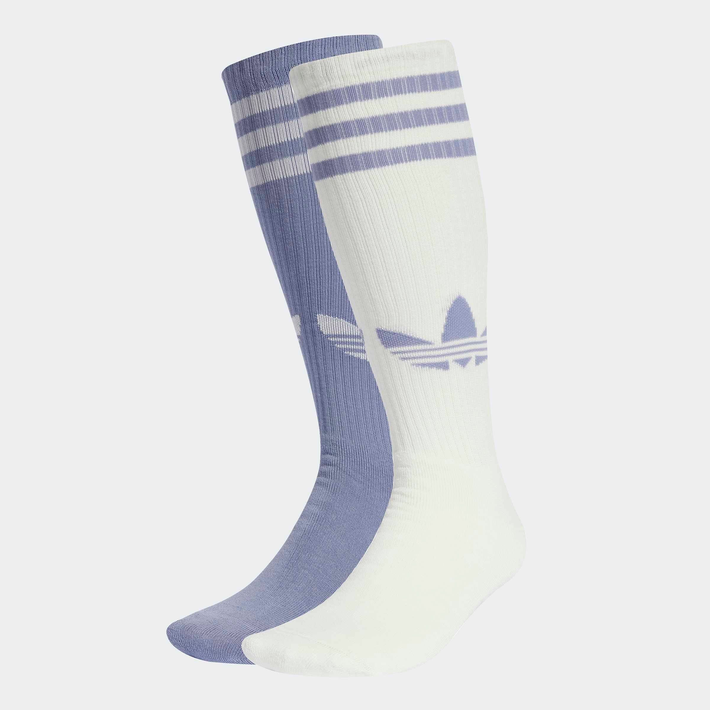 adidas Originals Sportsokken KNEE SOCK 2PP Kniesokken met drie strepen, 2-pack (2 paar)