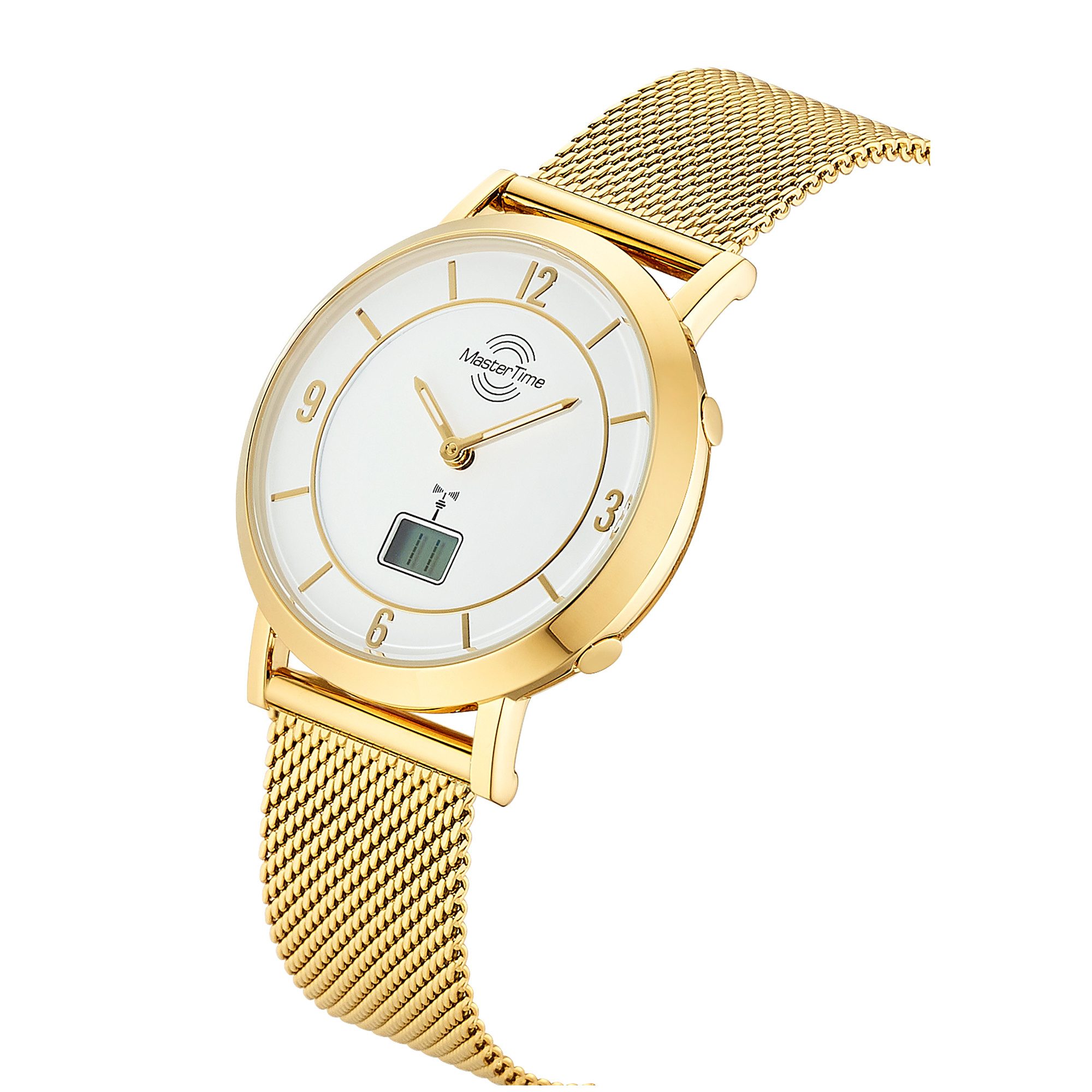 MASTER TIME Radiografisch horloge ADVANCED Quartzhorloge, horloge, damenuur, roestvrijstalen band, analoog, digitaal