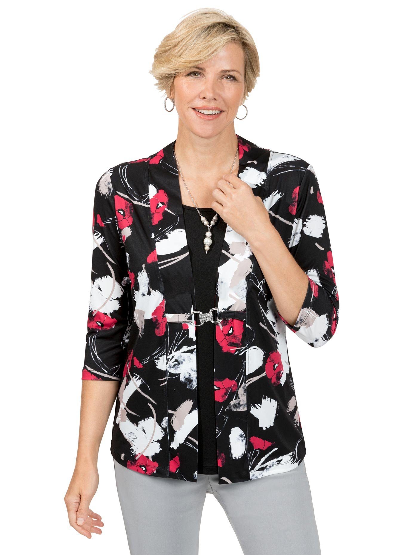 Lady 2-in-1-shirt Shirt (1-delig)