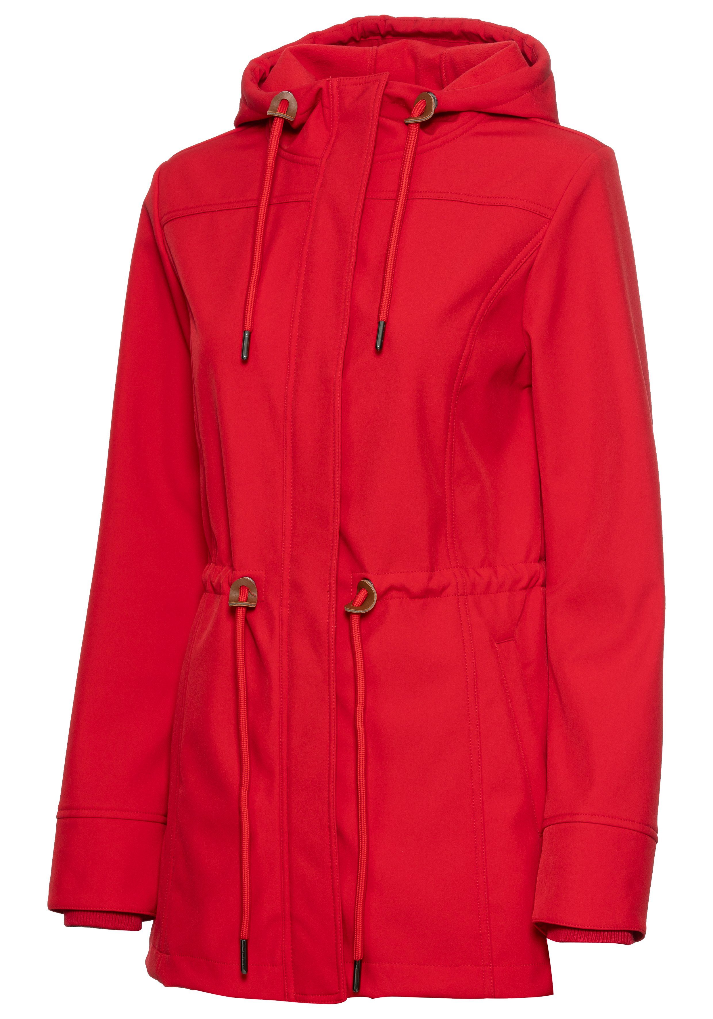vivance active Softshell-jack met koord aan de taille