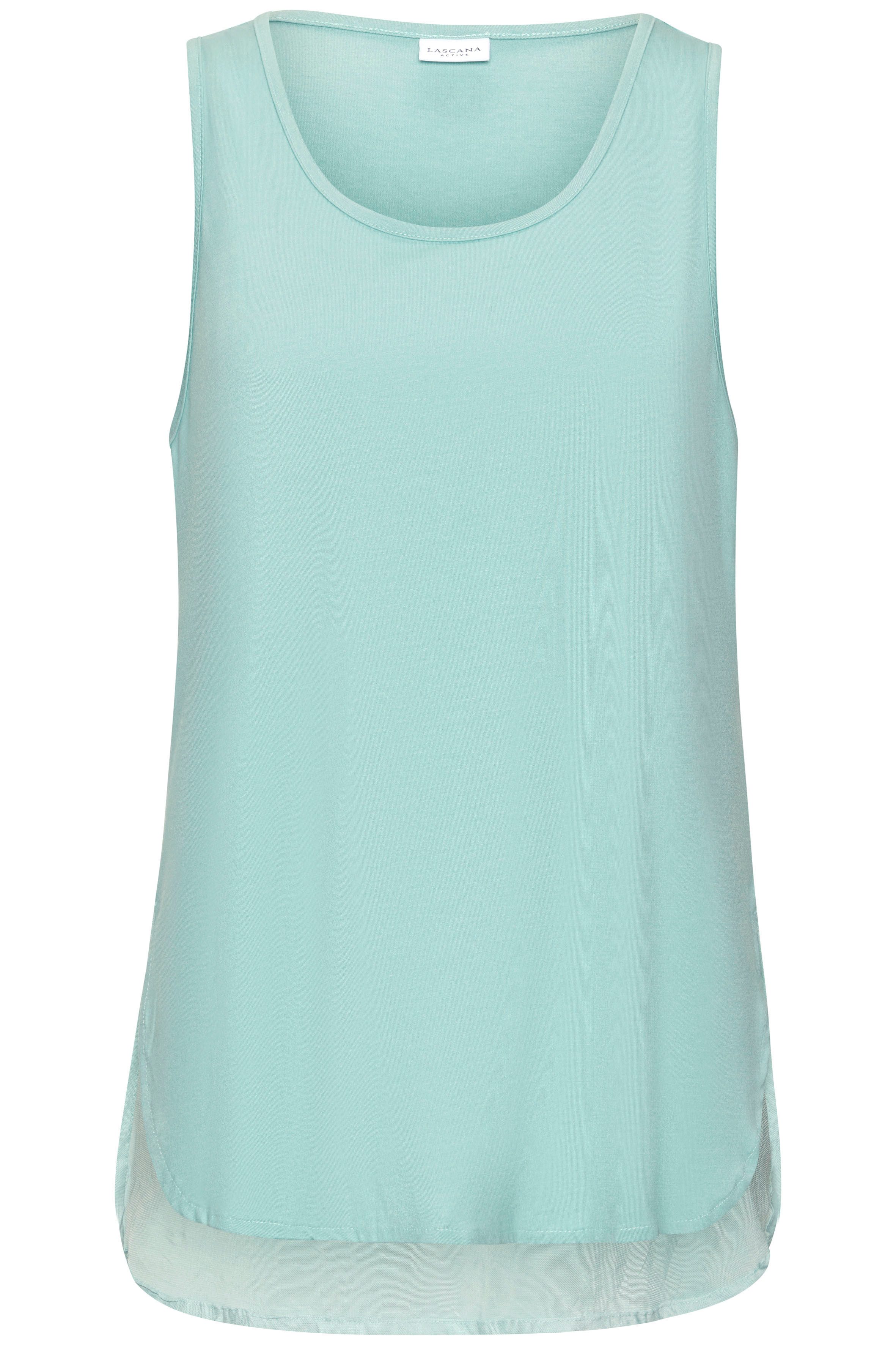 active by Lascana Tanktop Sporttop met mesh inzet en racerback