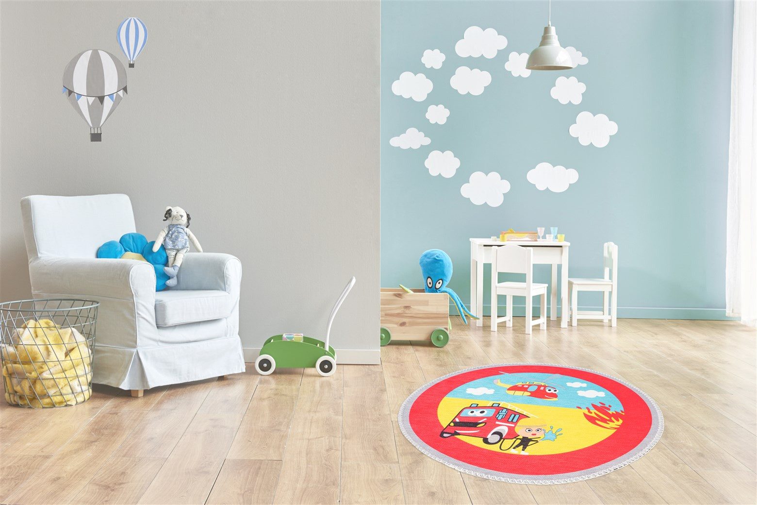 aRTE ESPINA Kindervloerkleed Playground 400 Fantasierijk bedrukt kindertapijt, slijtvast, zachte grip