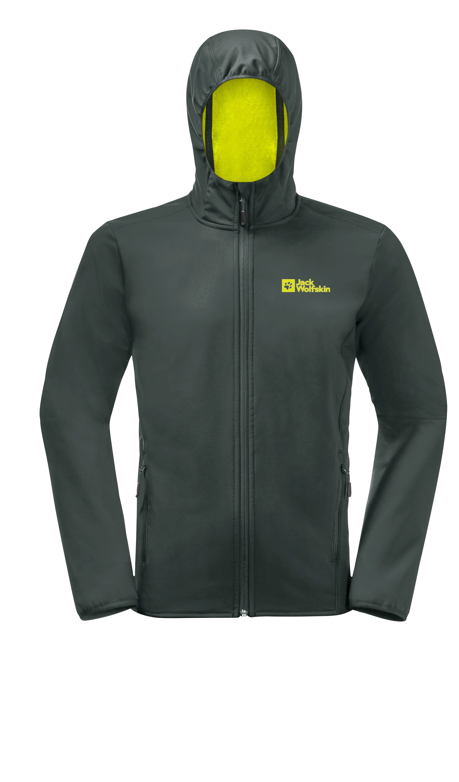 Jack Wolfskin Softshell-jack BORNBERG HOODY winddicht, waterafstotend