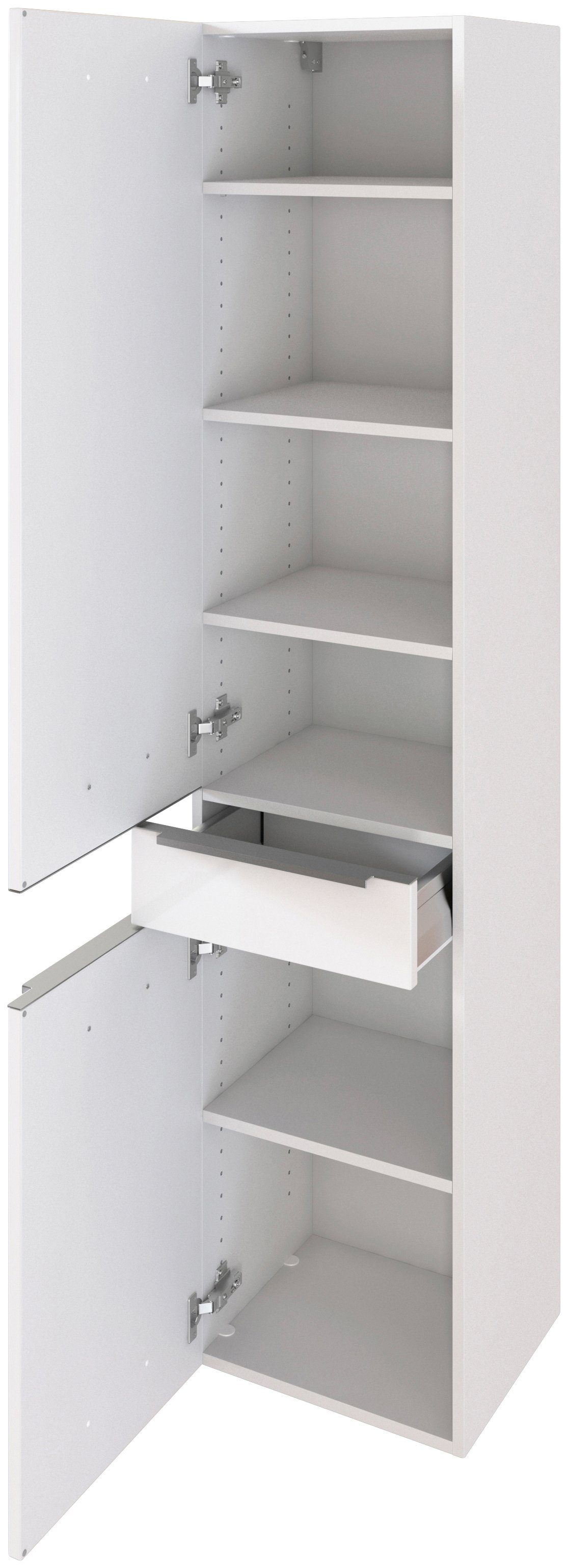 welltime Smalle kast Matera Breedte 40 cm, hoogwaardige matte mdf-fronten en soft-closefunctie