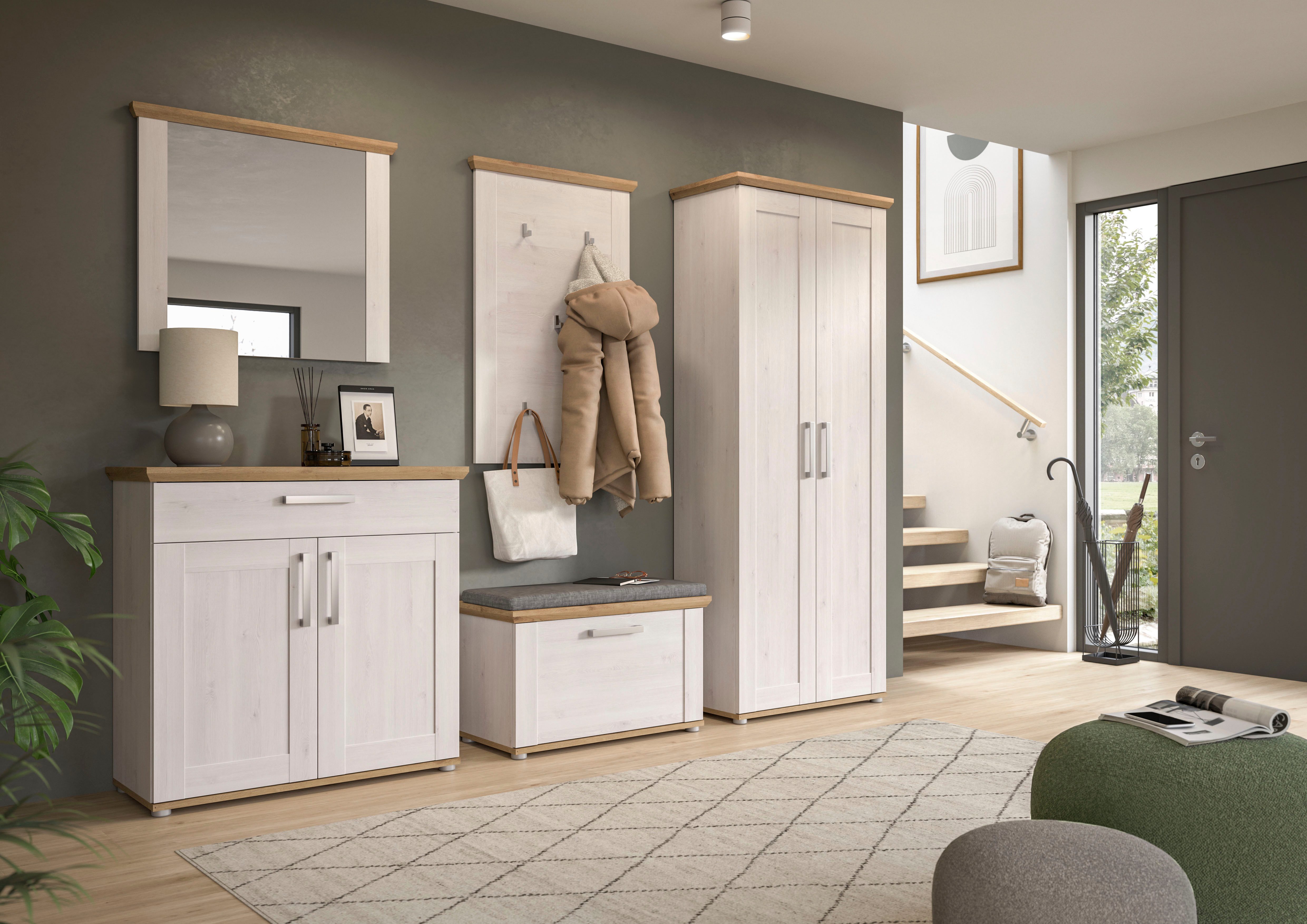 Home affaire Kledingkast Cosenza, Hoogte 196 cm, 2 Deuren, 2 Planken, 1 Kledingstang