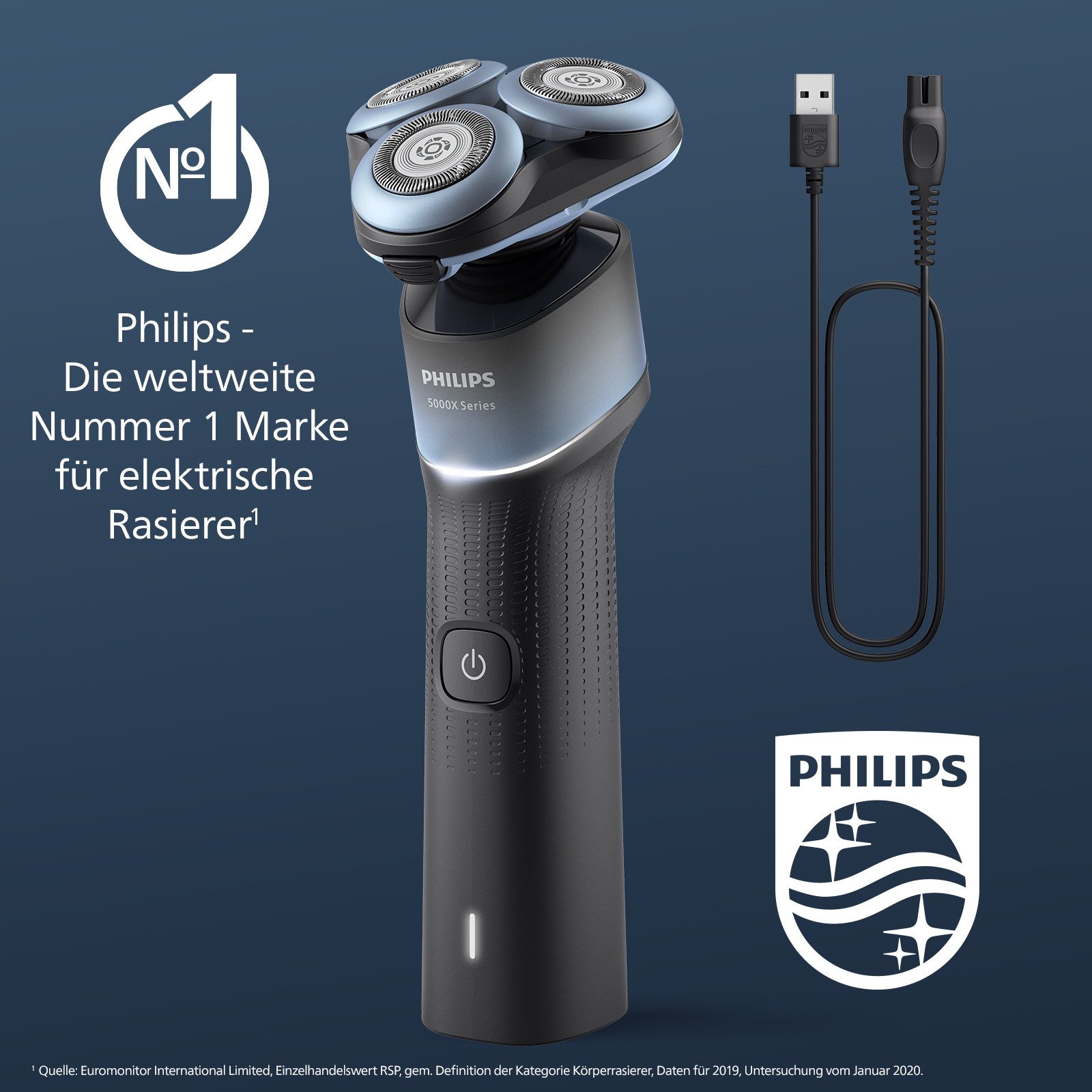 Philips Elektrisch scheerapparaat Serie 5000X X5006/00 met skinprotect-technologie, nat en droog te gebruiken