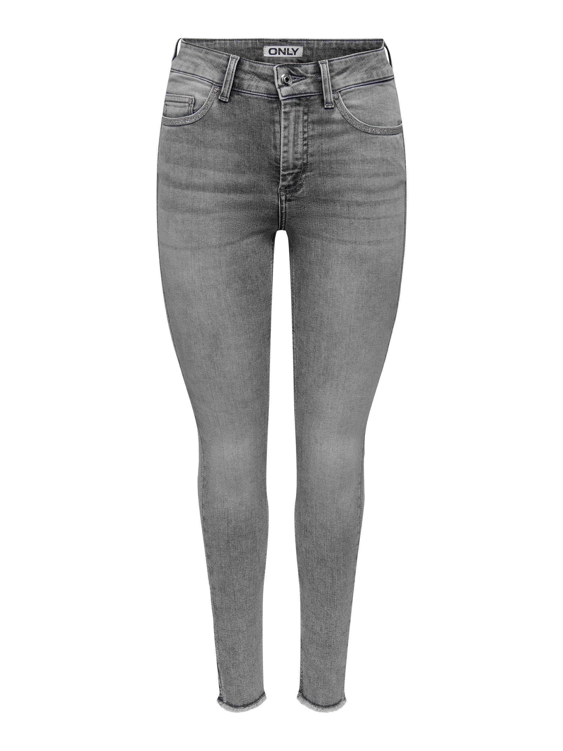 Only Skinny fit jeans ONLBLUSH MW SKINNY DECO ANK RW REA0918