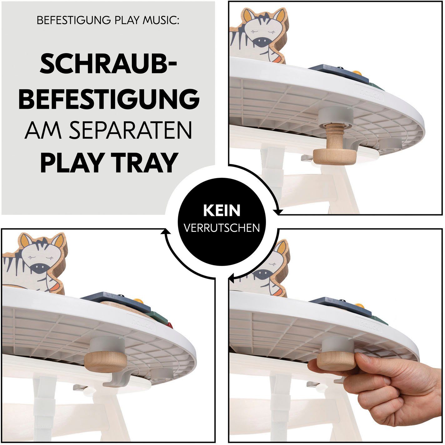 Hauck Speelgoed-muziekinstrument Play Music Zebra FSC®- beschermt bos - wereldwijd