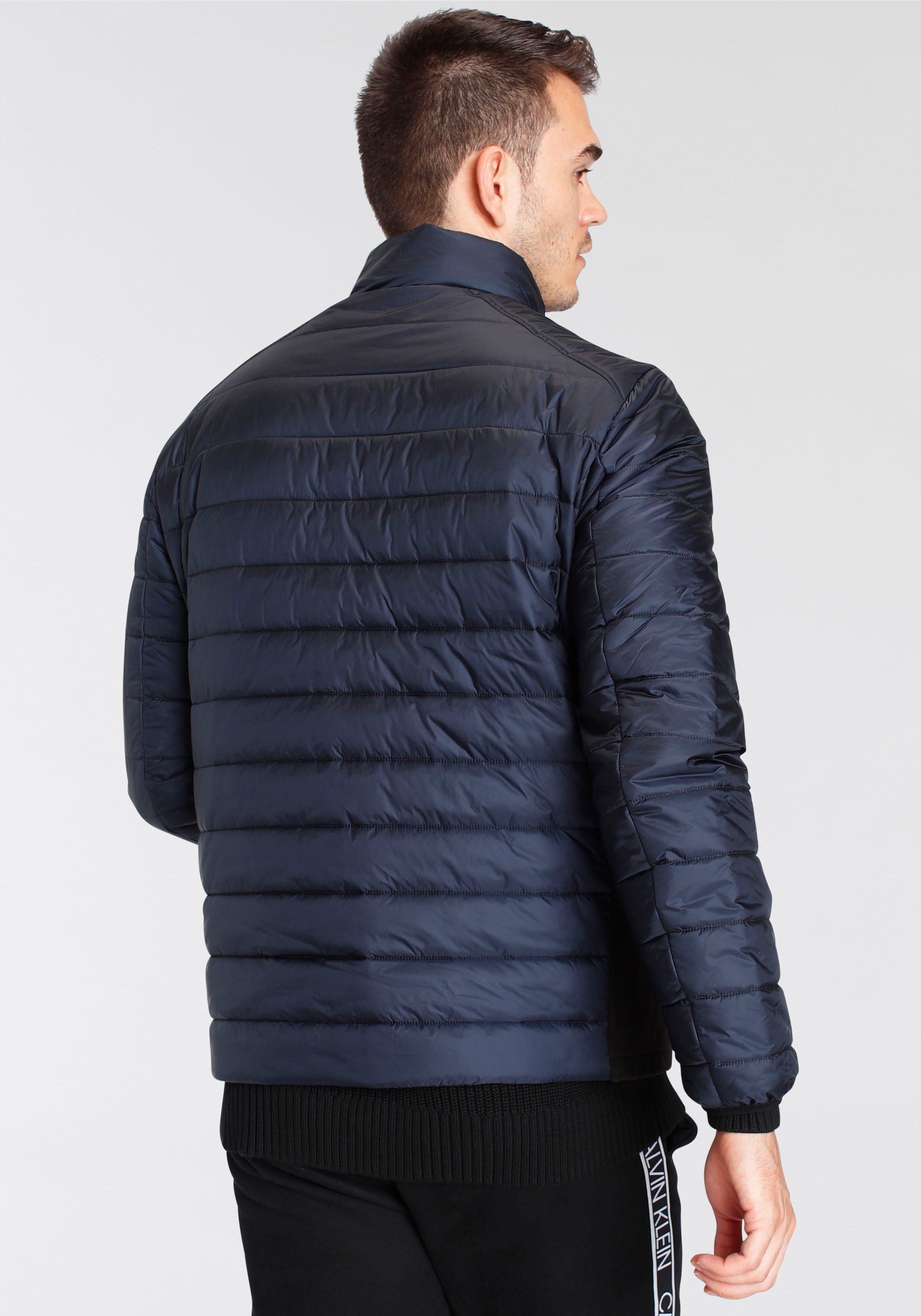 Calvin Klein Gewatteerde jas Side Logo zonder dons