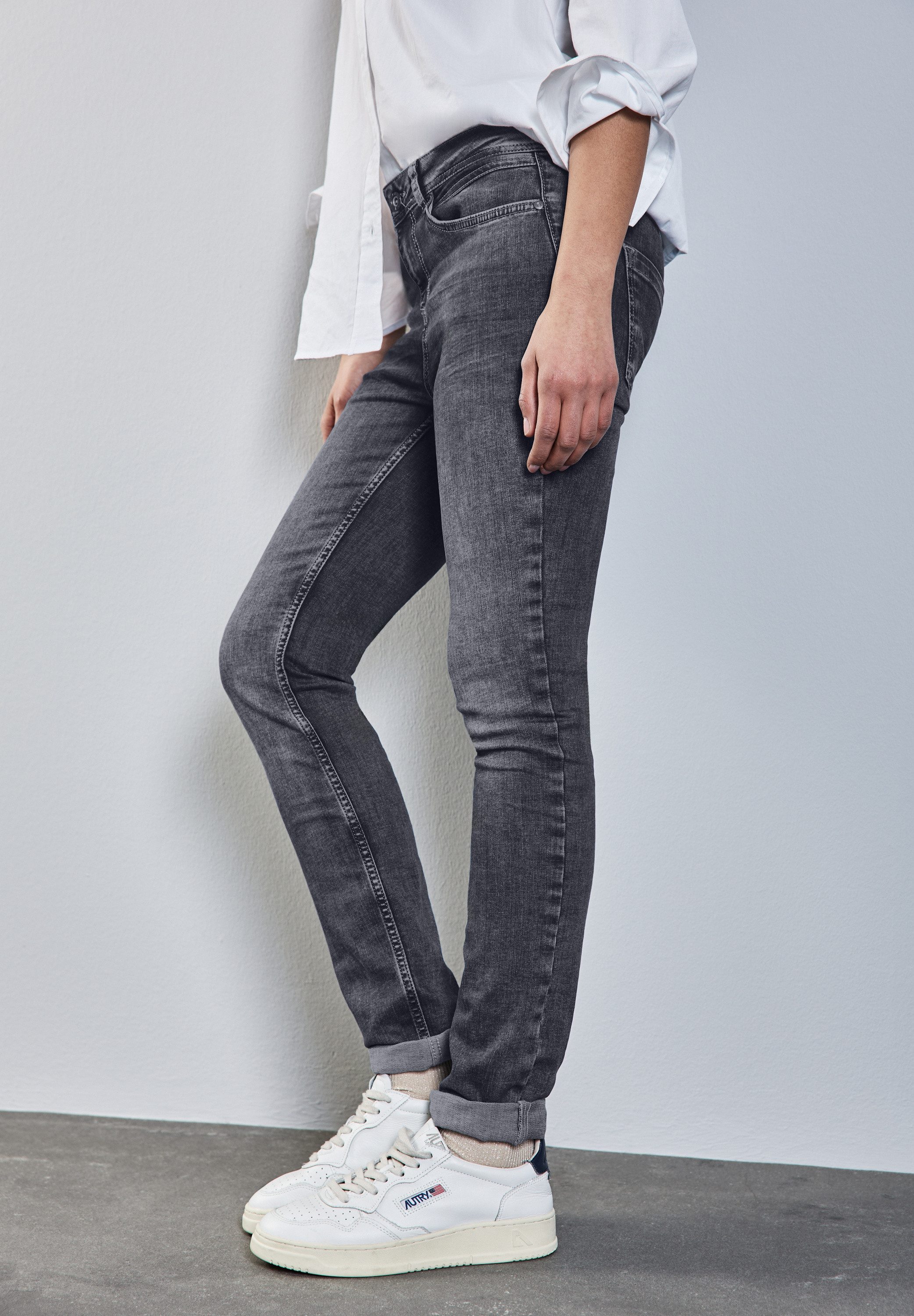 STREET ONE Regular fit jeans Jane in five-pocketsstijl