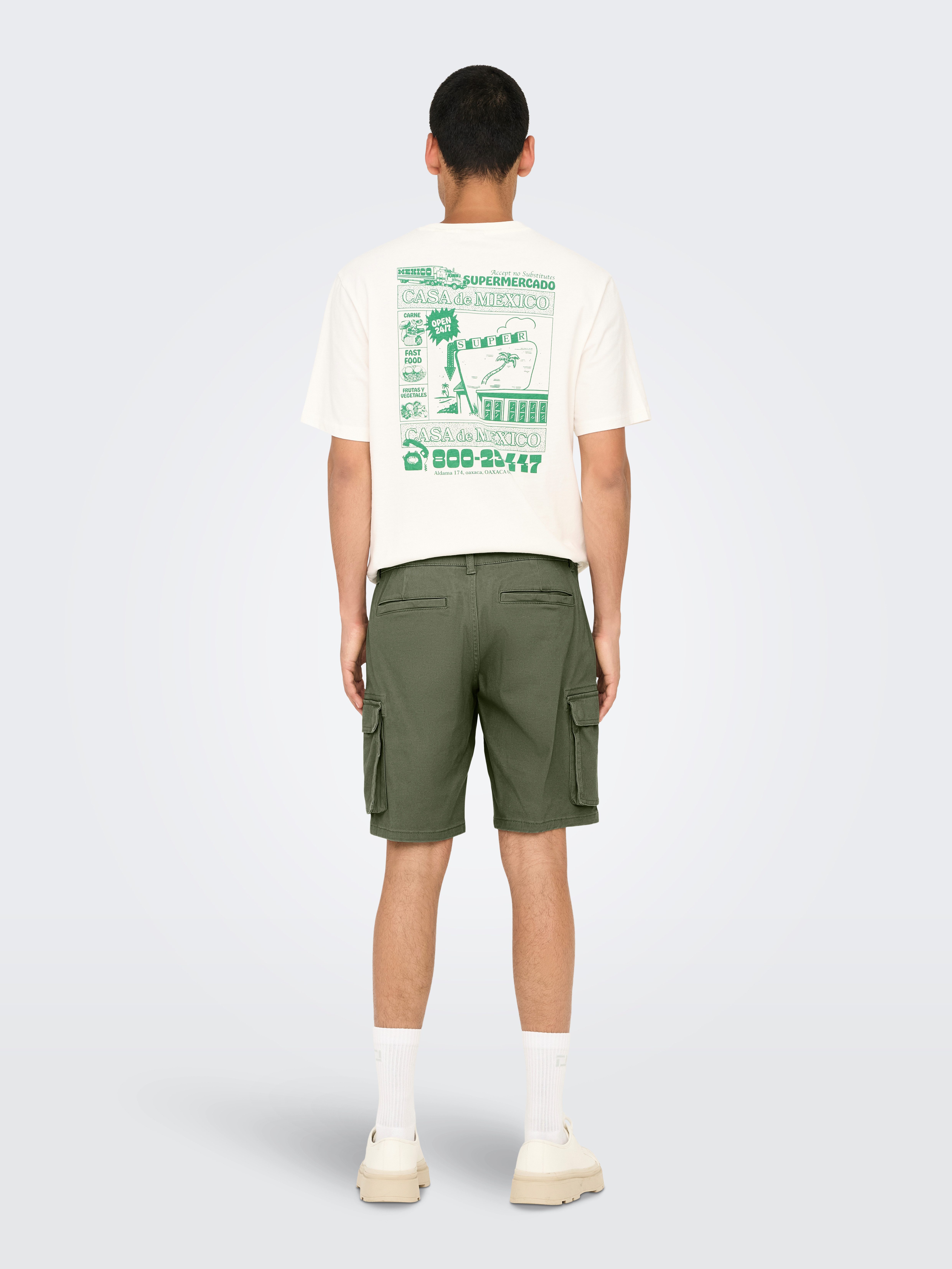 ONLY & SONS Cargoshort ONSCAM STAGE CARGO SHORTS 6689 LIFE NOOS
